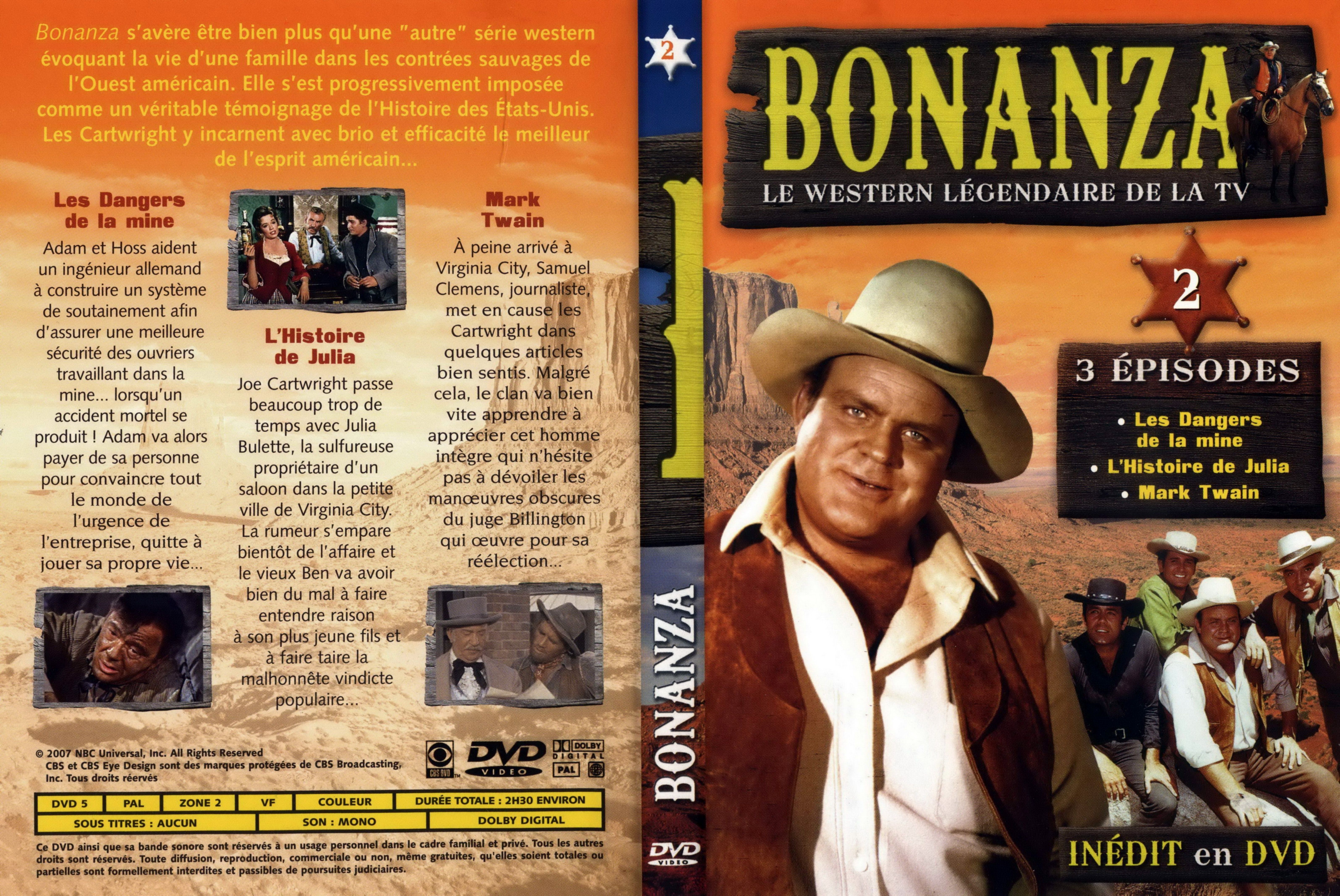 Jaquette DVD Bonanza vol 2