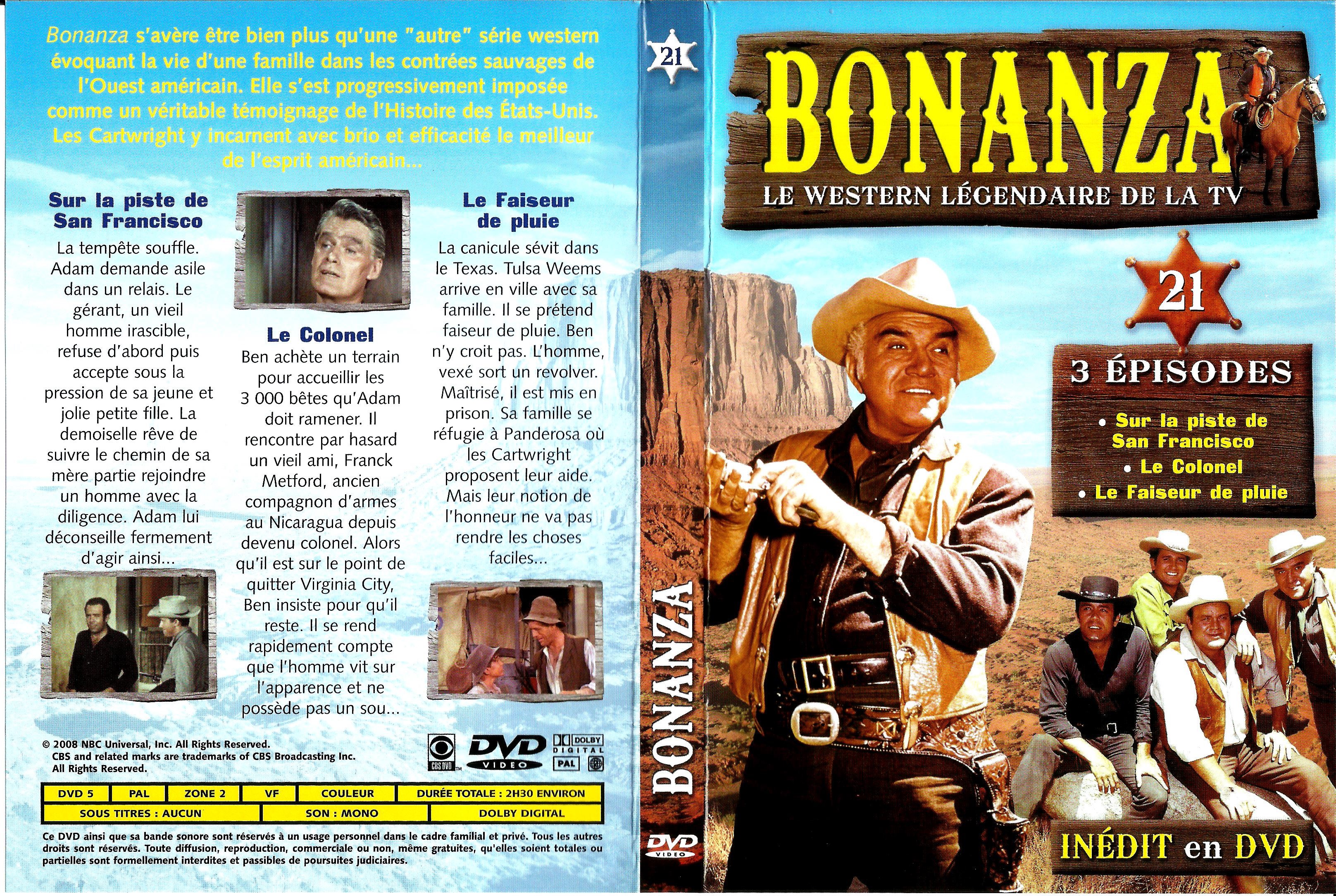 Jaquette DVD Bonanza vol 21