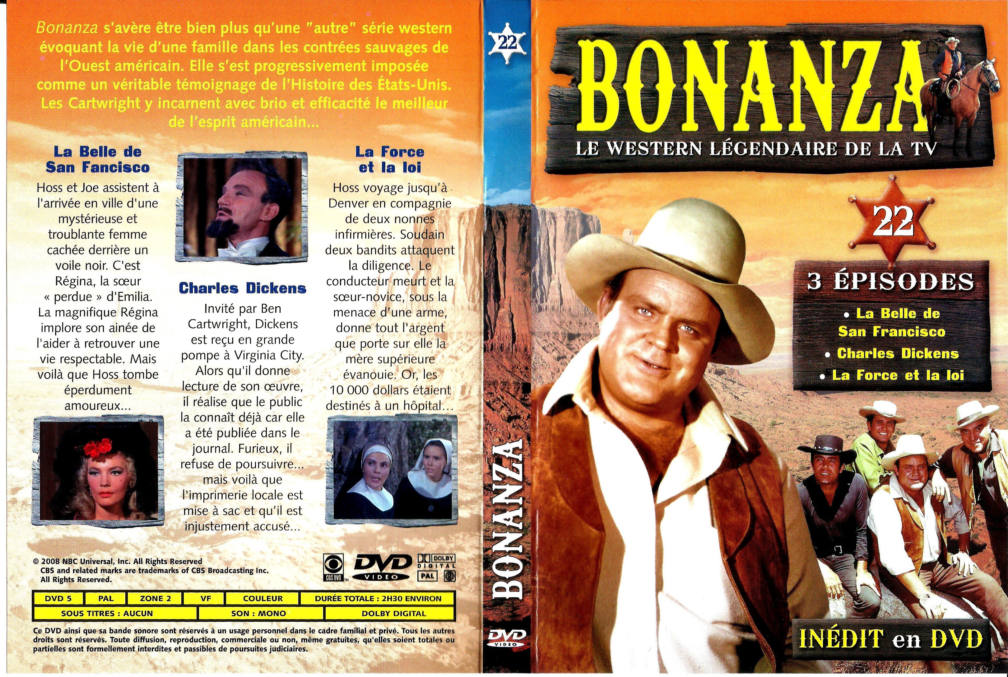 Jaquette DVD Bonanza vol 22