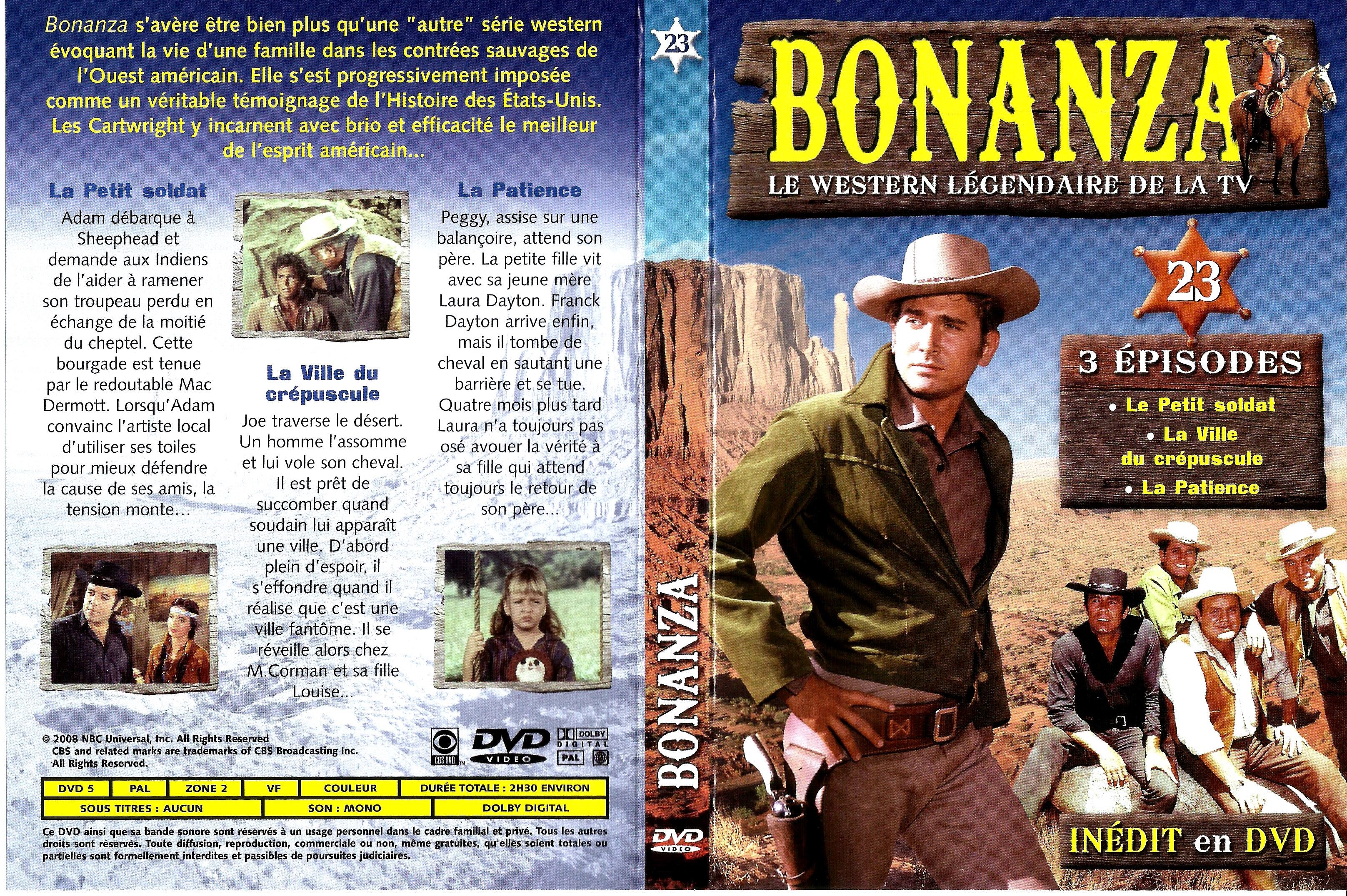 Jaquette DVD Bonanza vol 23