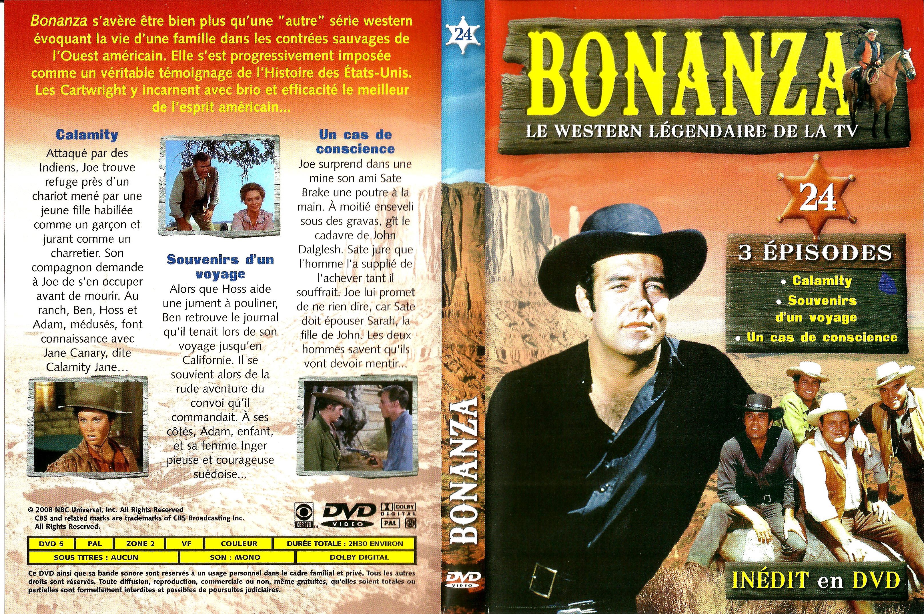 Jaquette DVD Bonanza vol 24