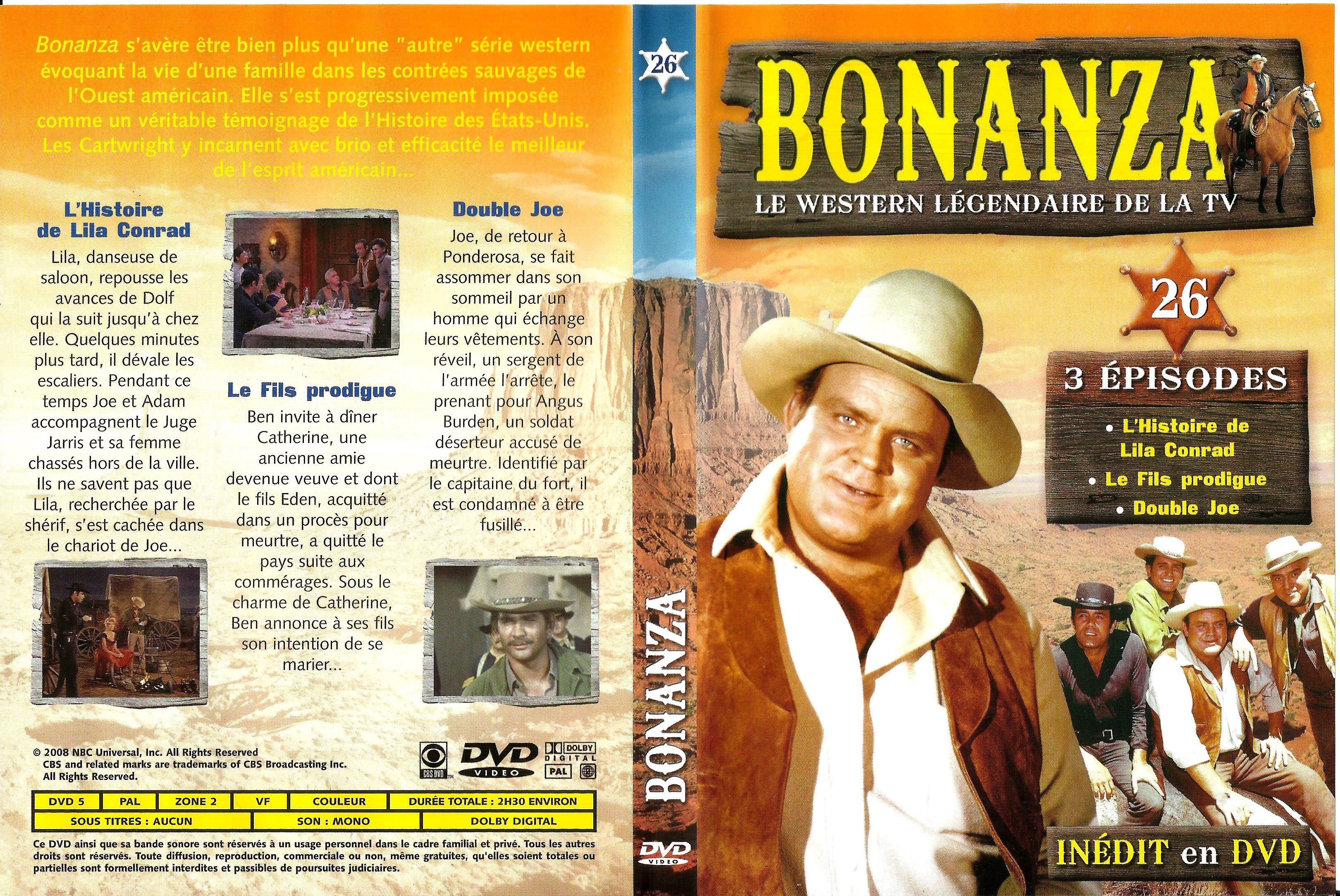 Jaquette DVD Bonanza vol 26