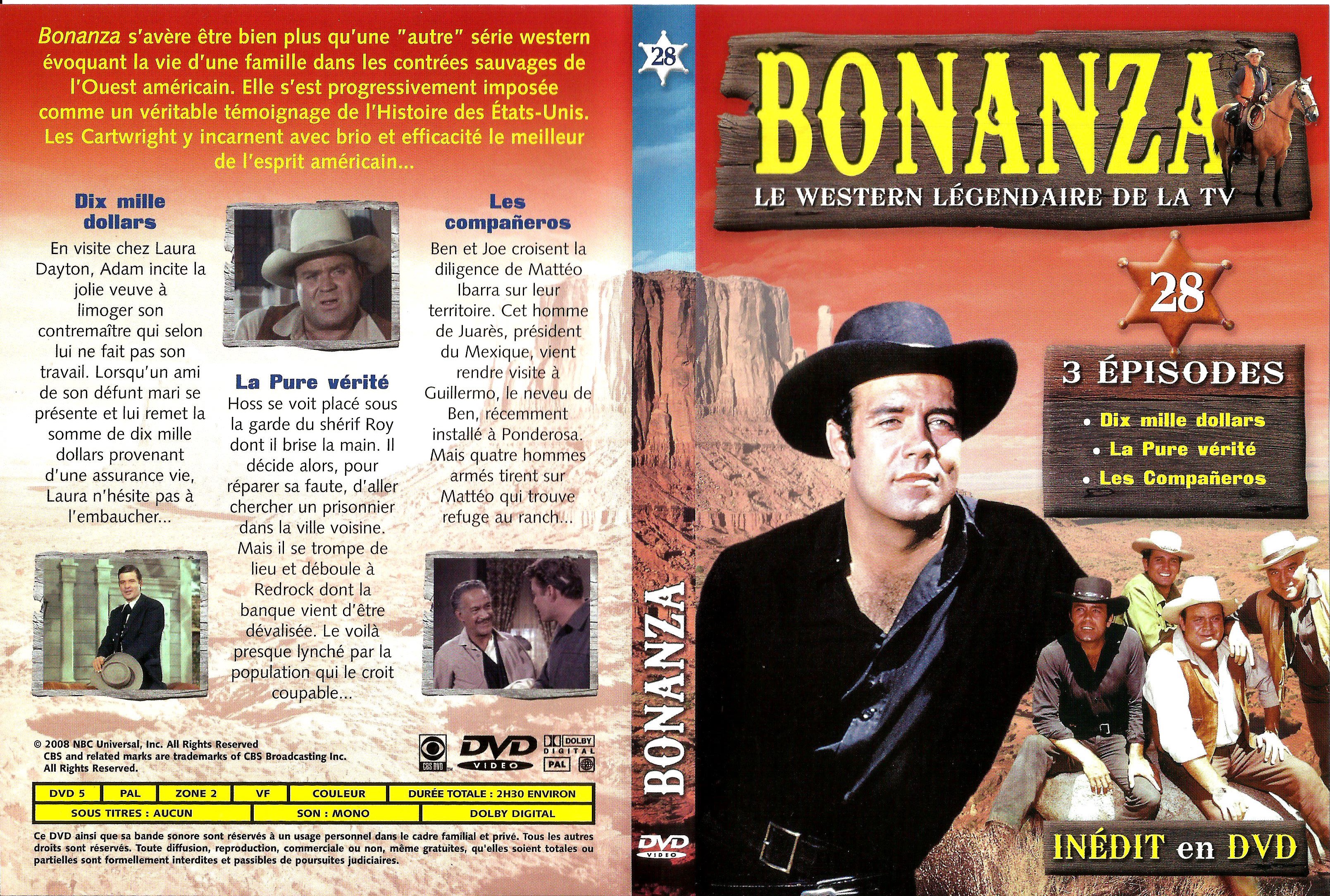 Jaquette DVD Bonanza vol 28