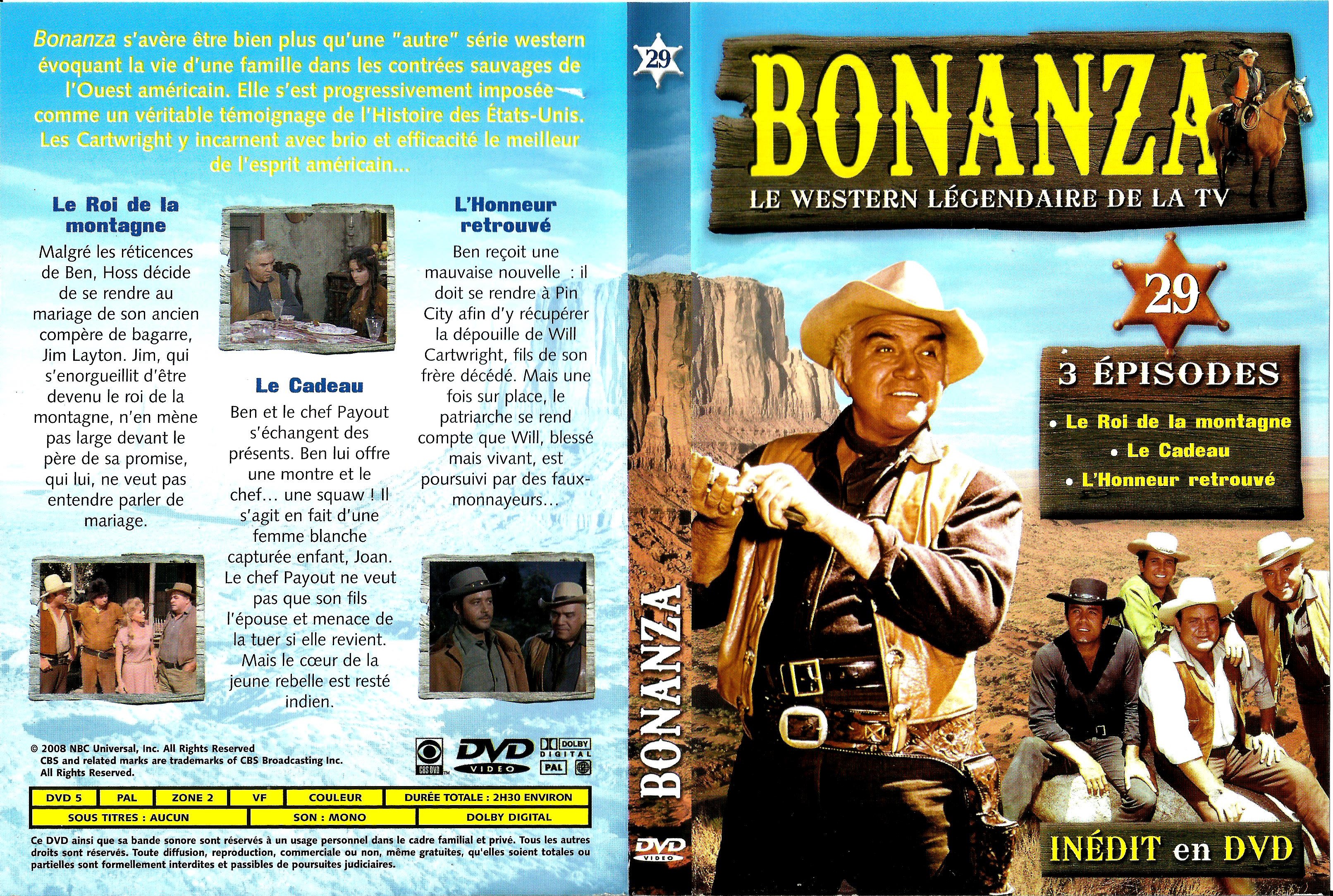 Jaquette DVD Bonanza vol 29