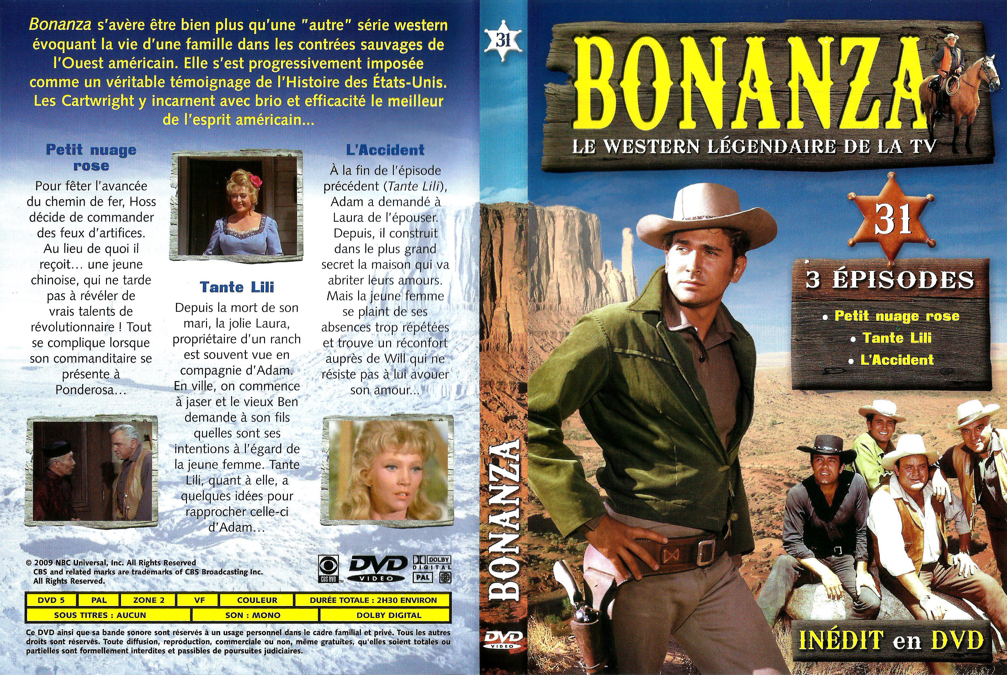 Jaquette DVD Bonanza vol 31