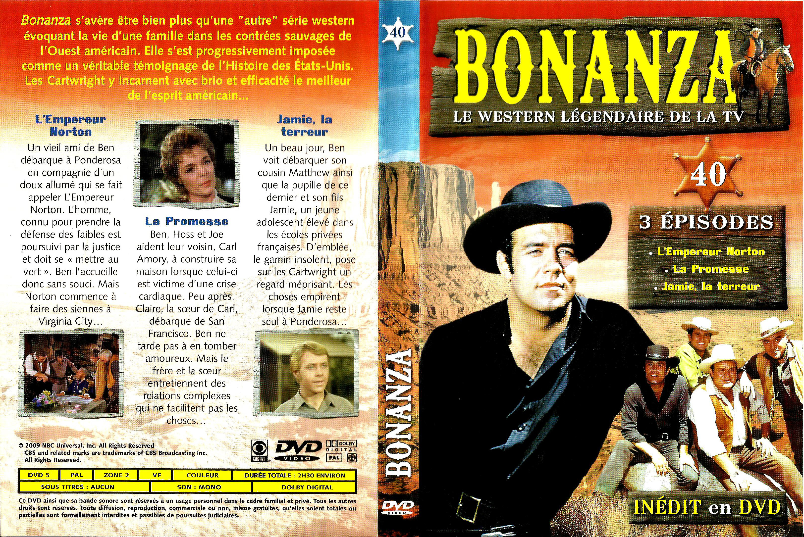 Jaquette DVD Bonanza vol 40