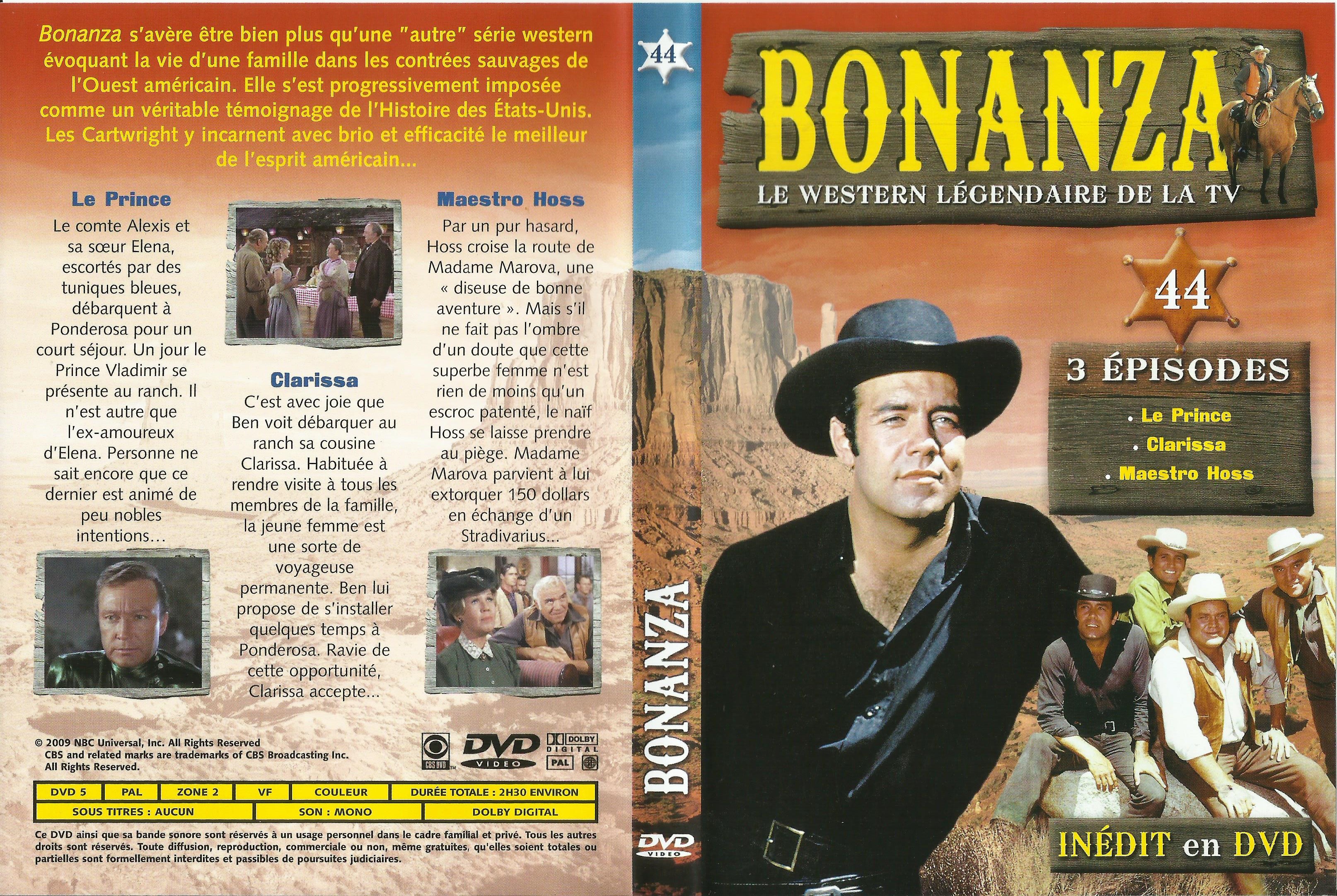 Jaquette DVD Bonanza vol 44