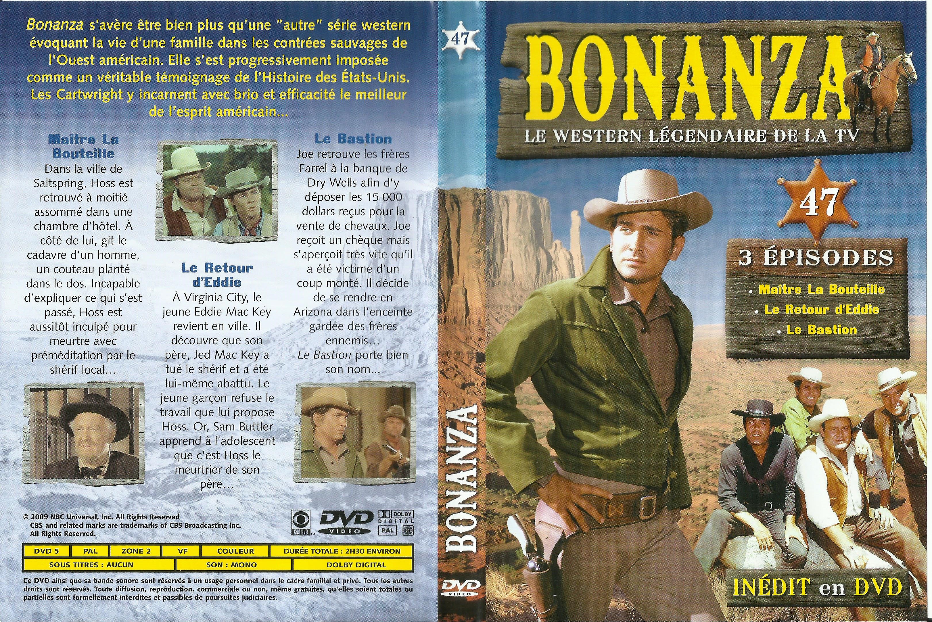 Jaquette DVD Bonanza vol 47