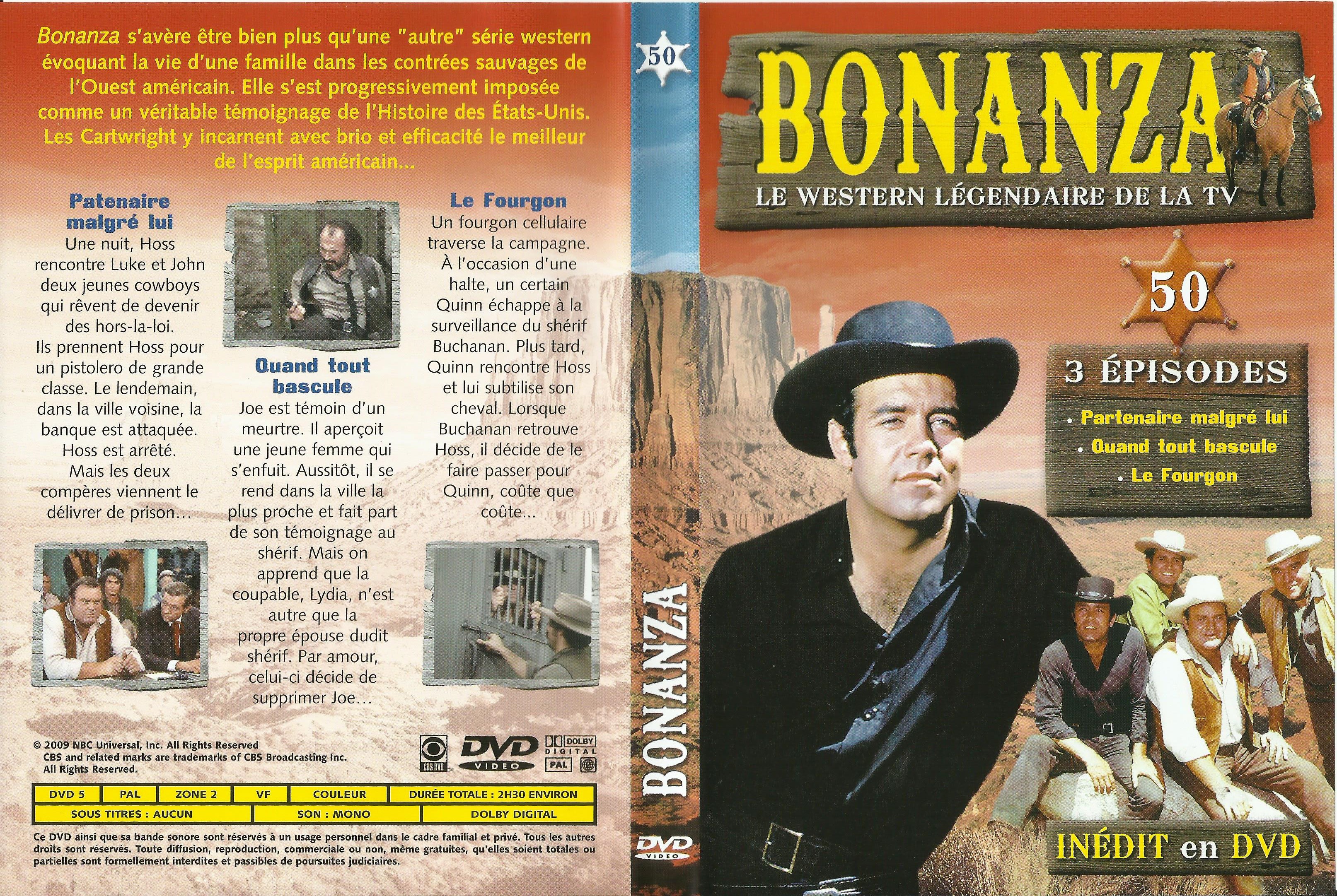 Jaquette DVD Bonanza vol 50