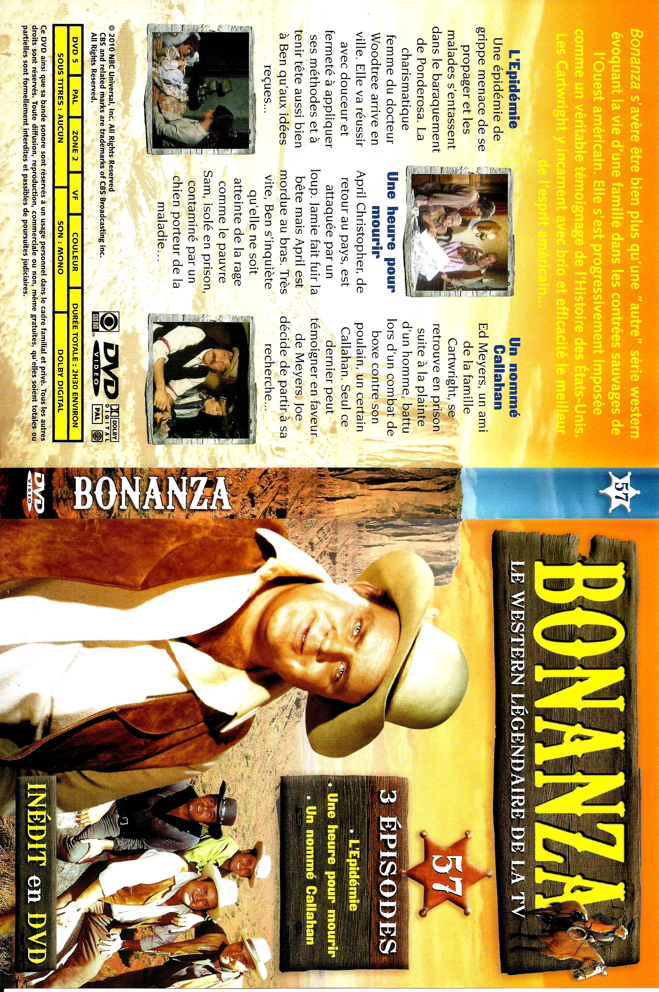 Jaquette DVD Bonanza vol 57