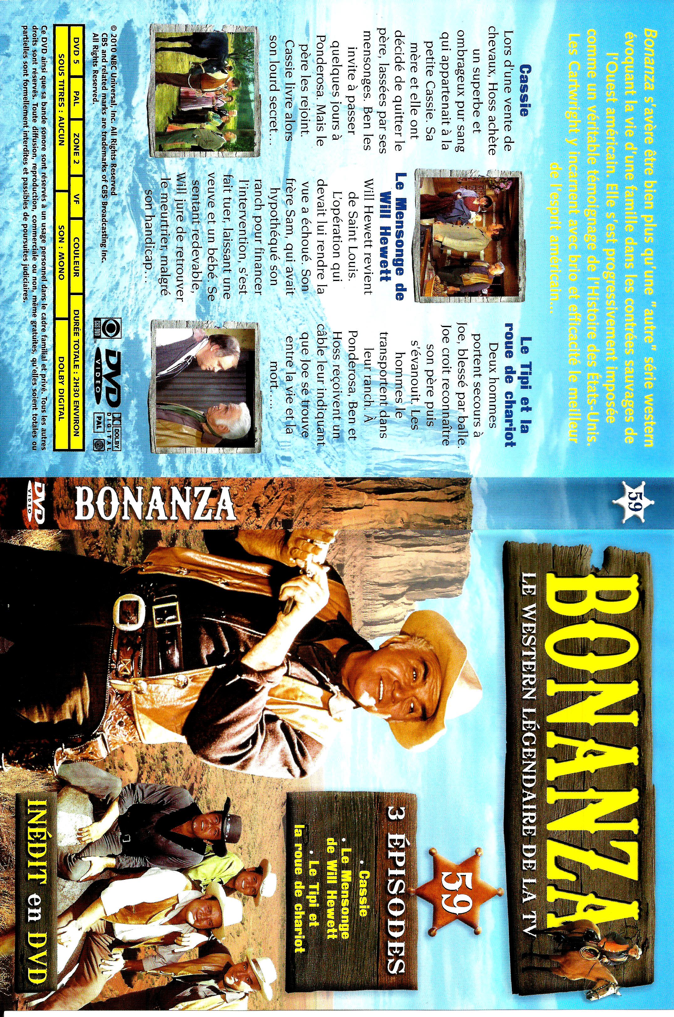 Jaquette DVD Bonanza vol 59