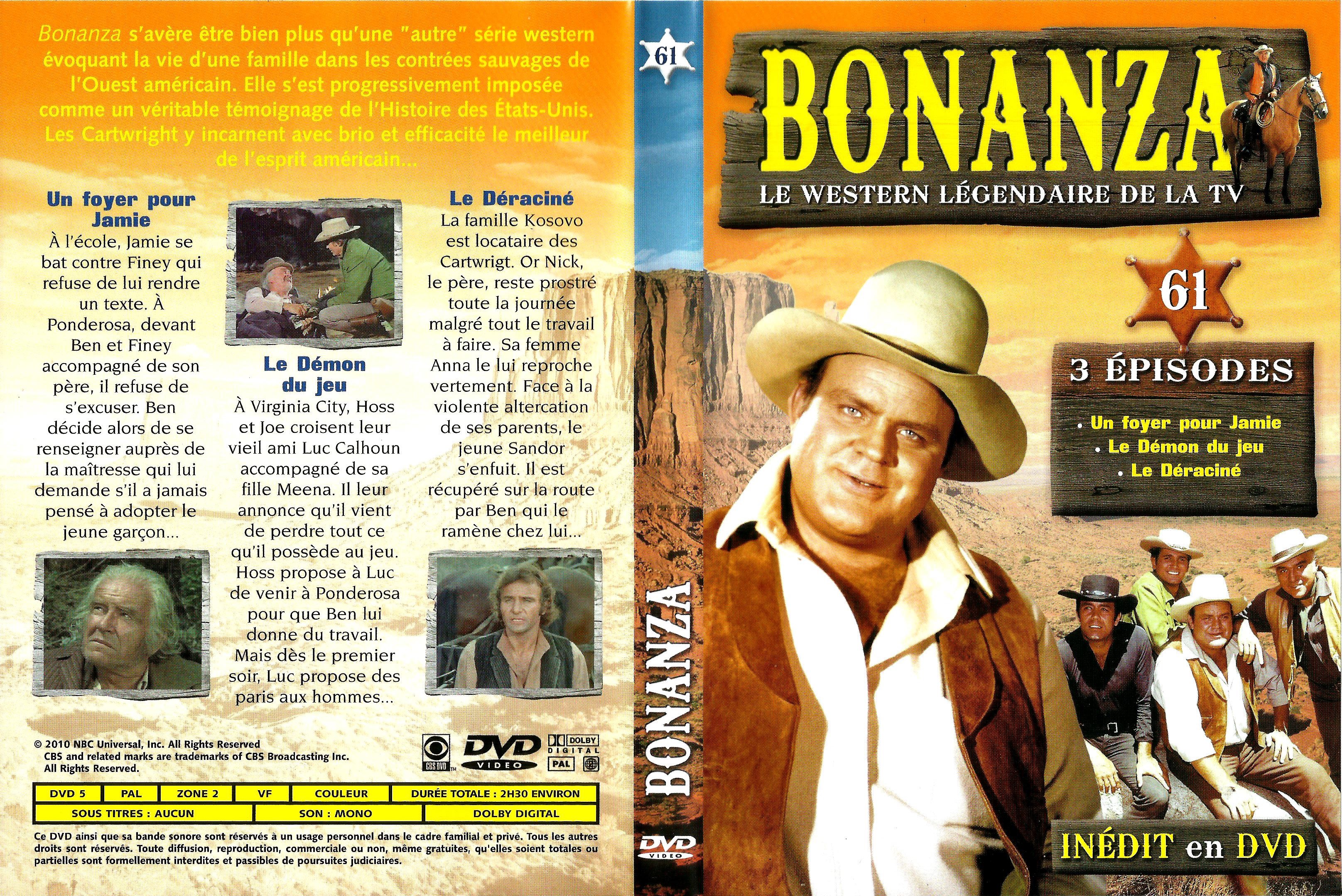 Jaquette DVD Bonanza vol 61
