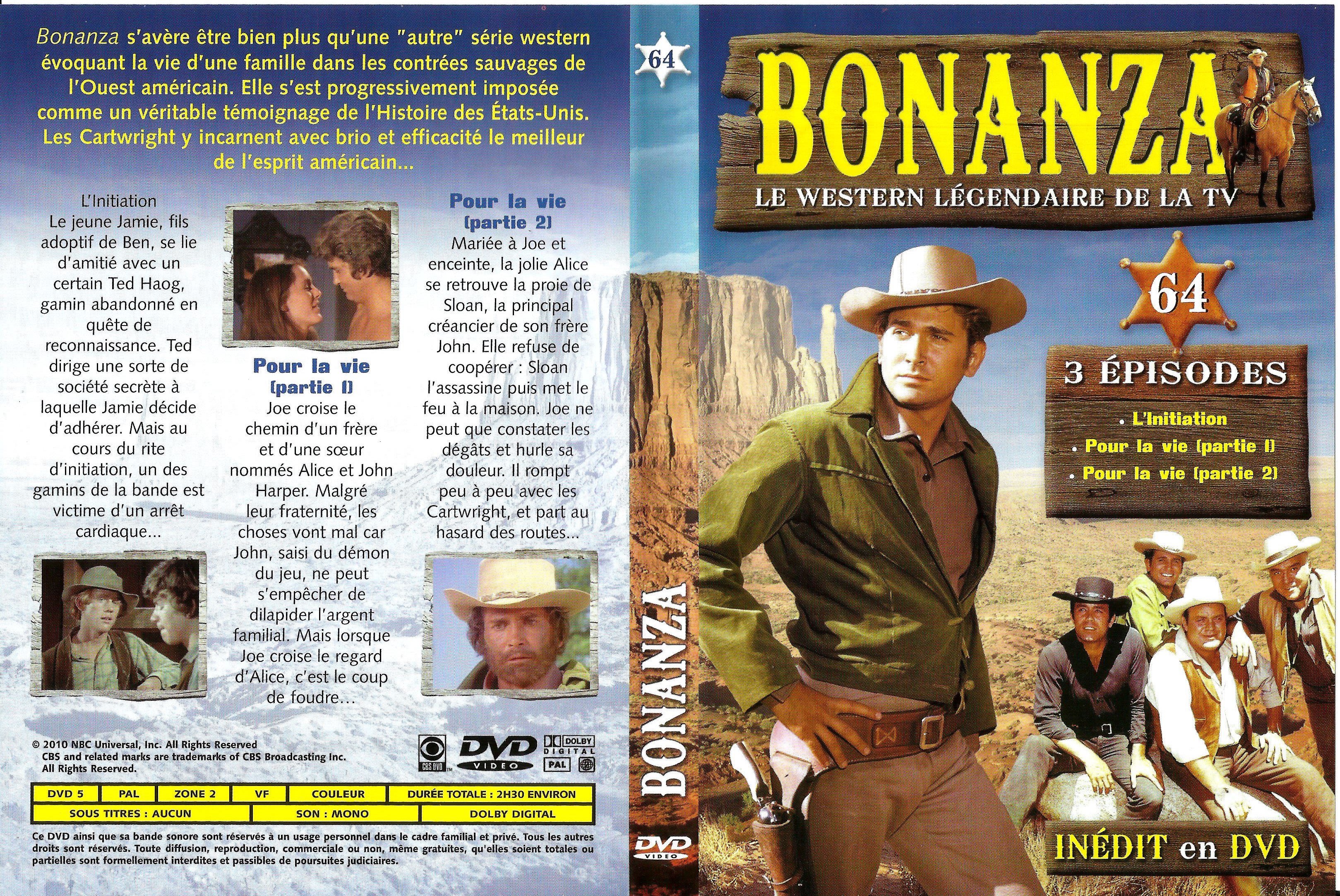 Jaquette DVD Bonanza vol 64