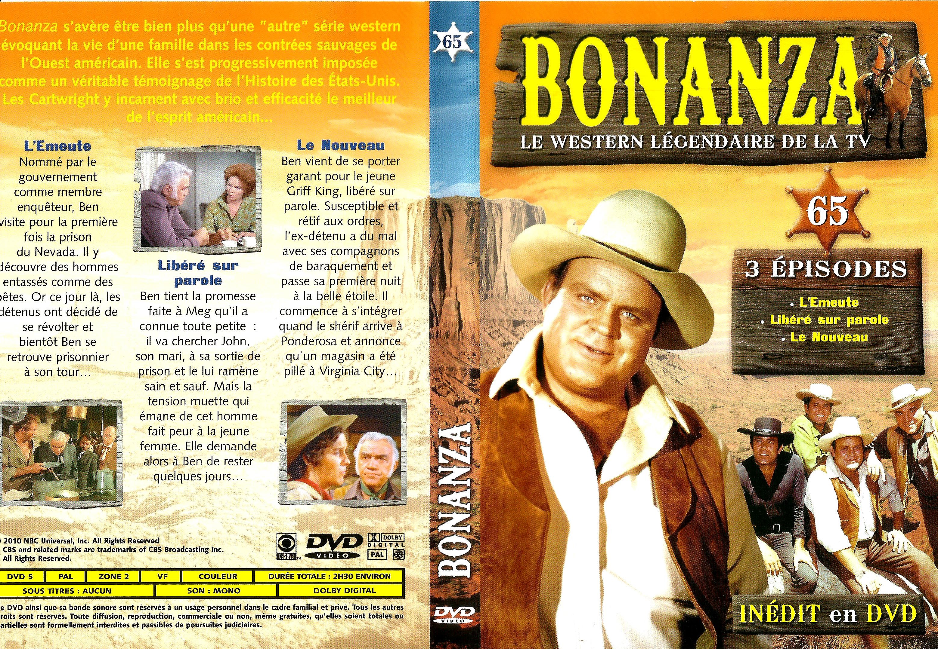 Jaquette DVD Bonanza vol 65