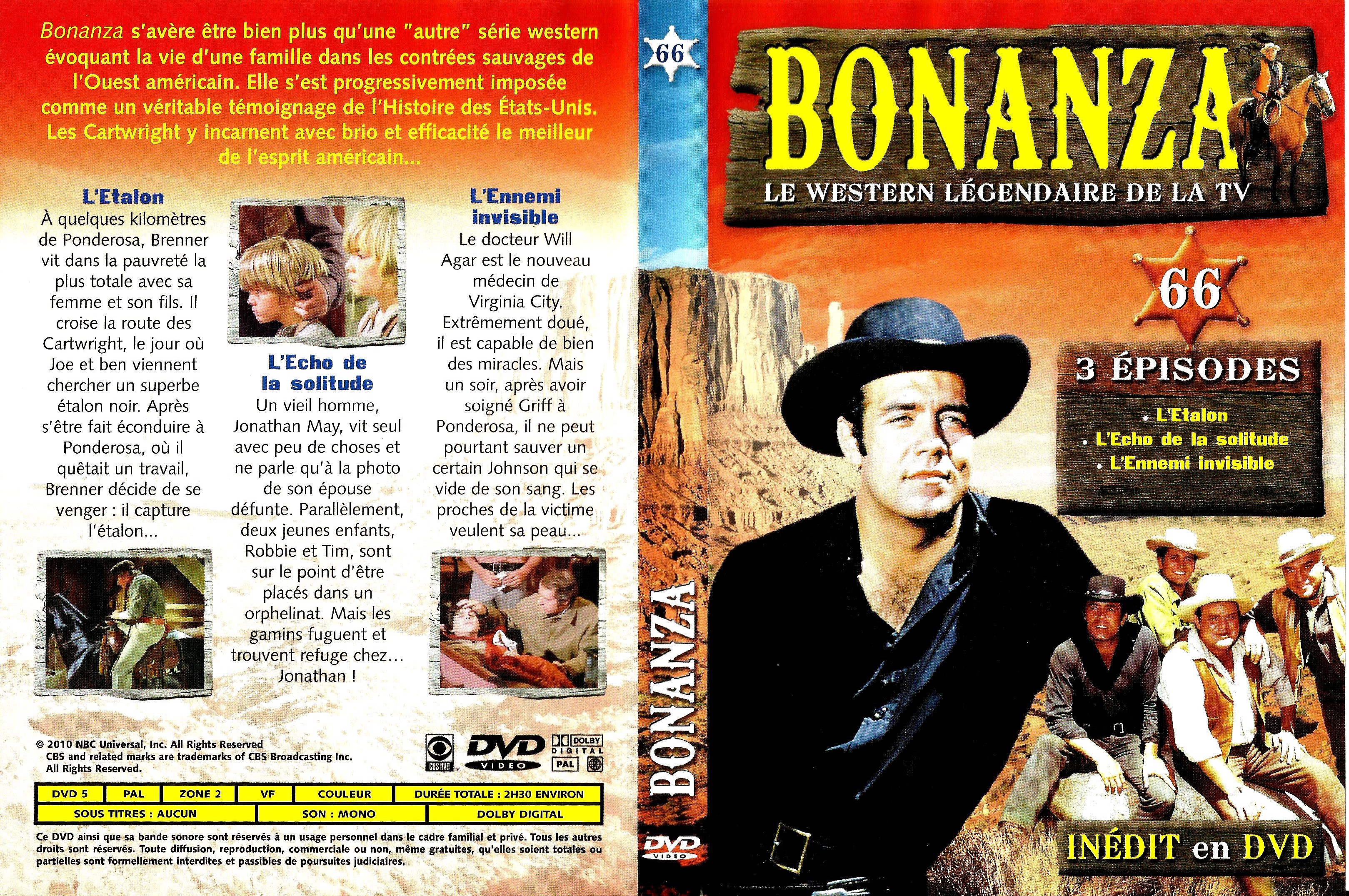 Jaquette DVD Bonanza vol 66