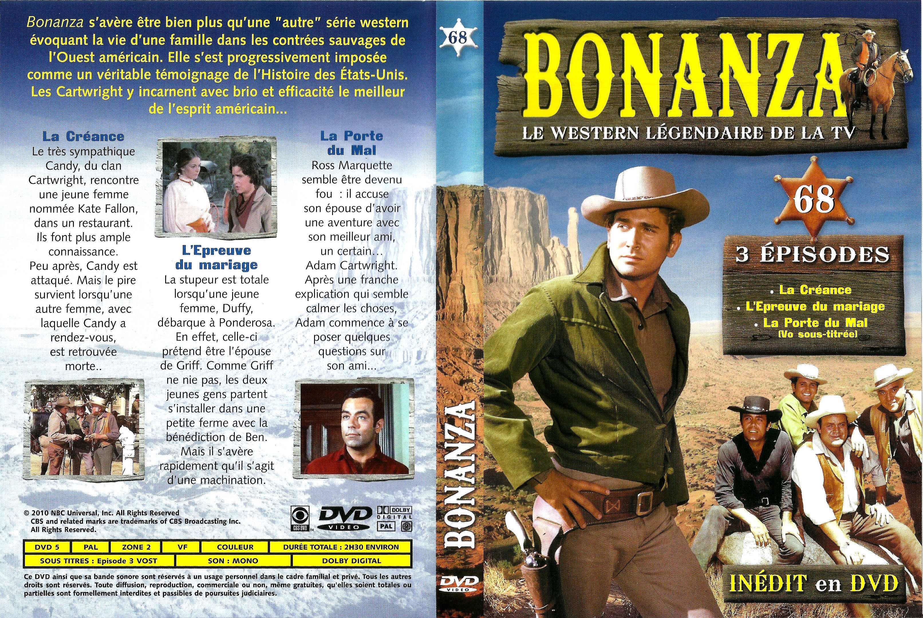 Jaquette DVD Bonanza vol 68