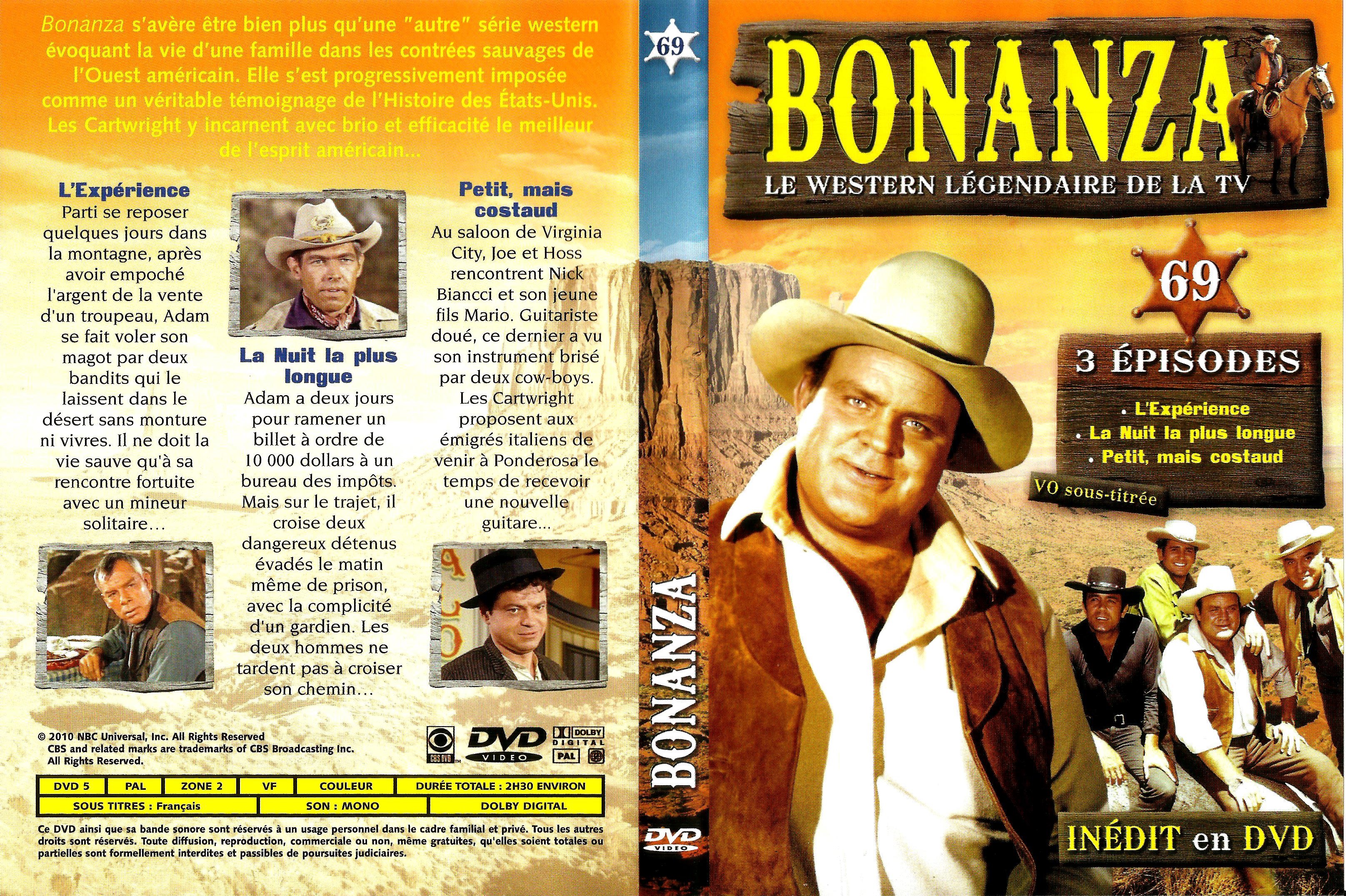 Jaquette DVD Bonanza vol 69