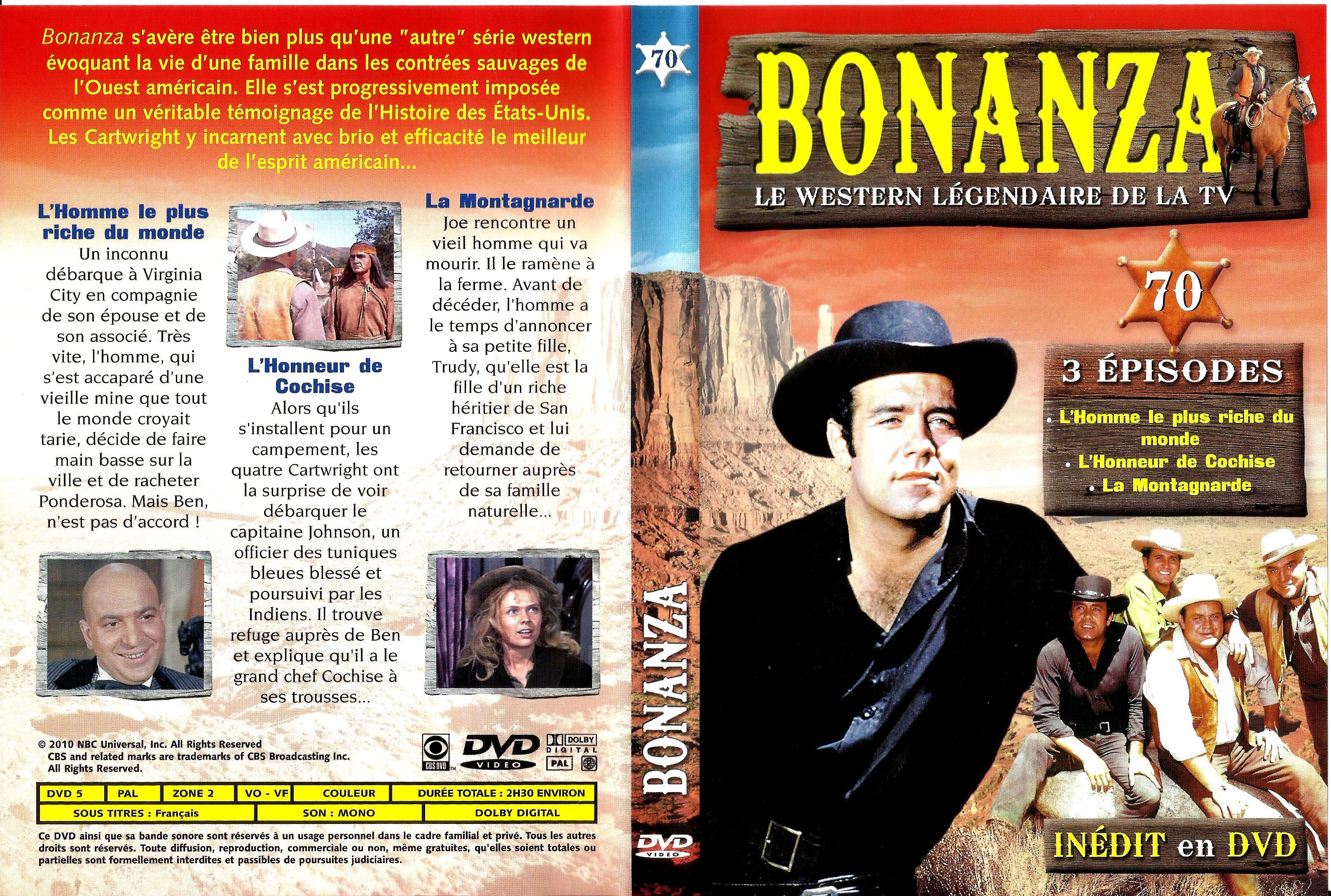 Jaquette DVD Bonanza vol 70