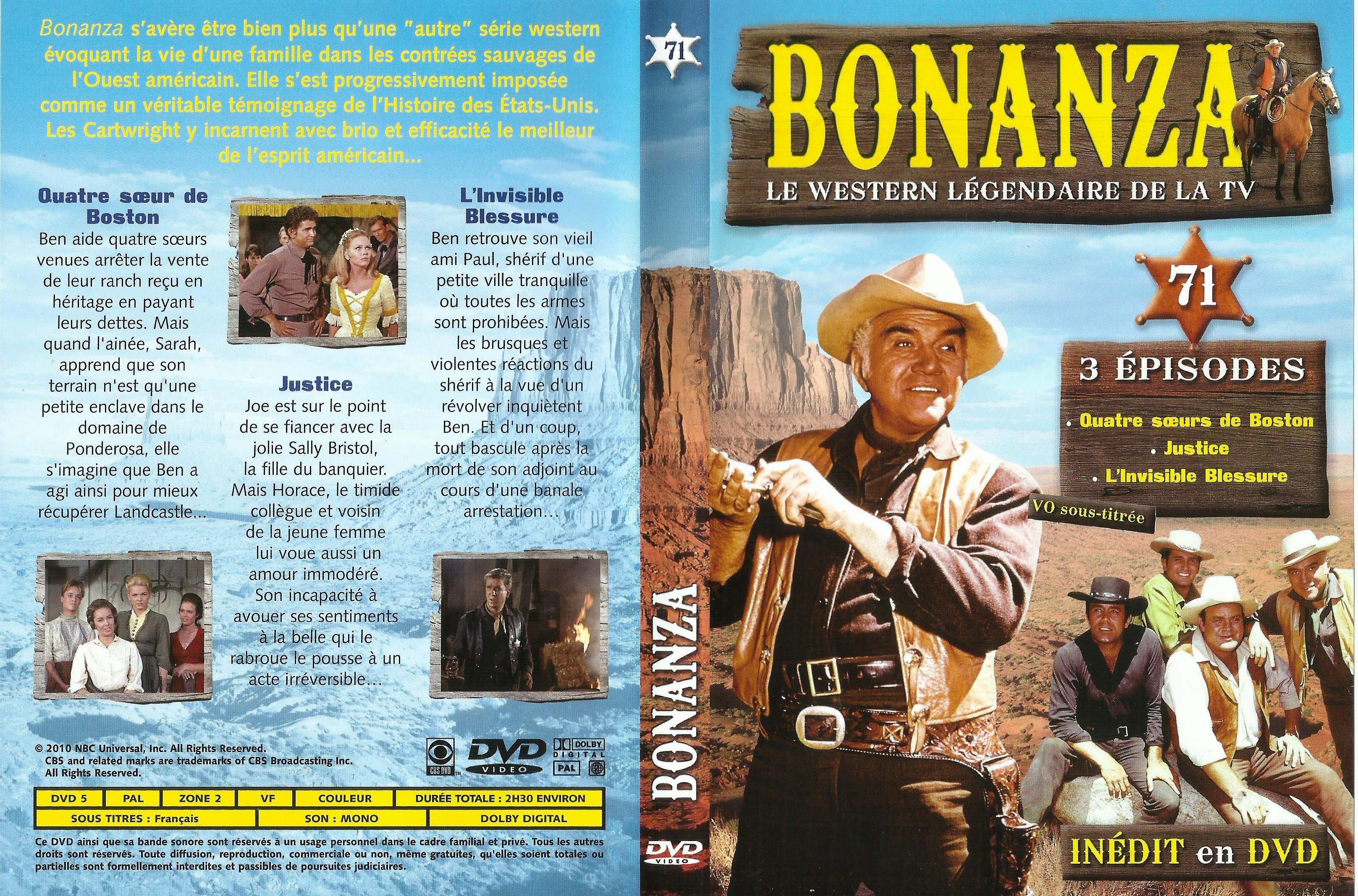 Jaquette DVD Bonanza vol 71
