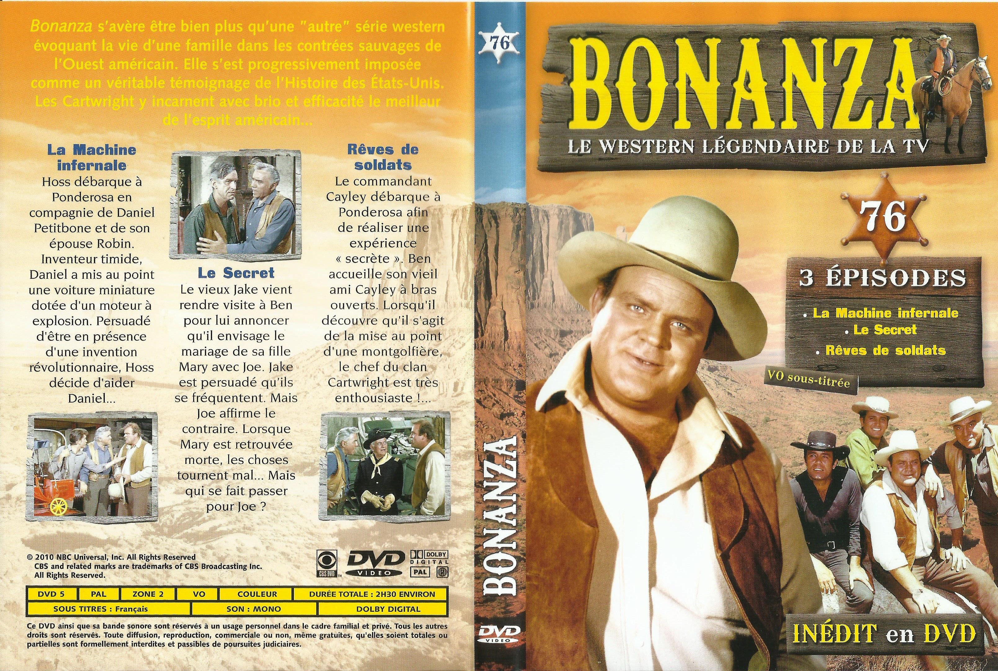 Jaquette DVD Bonanza vol 76