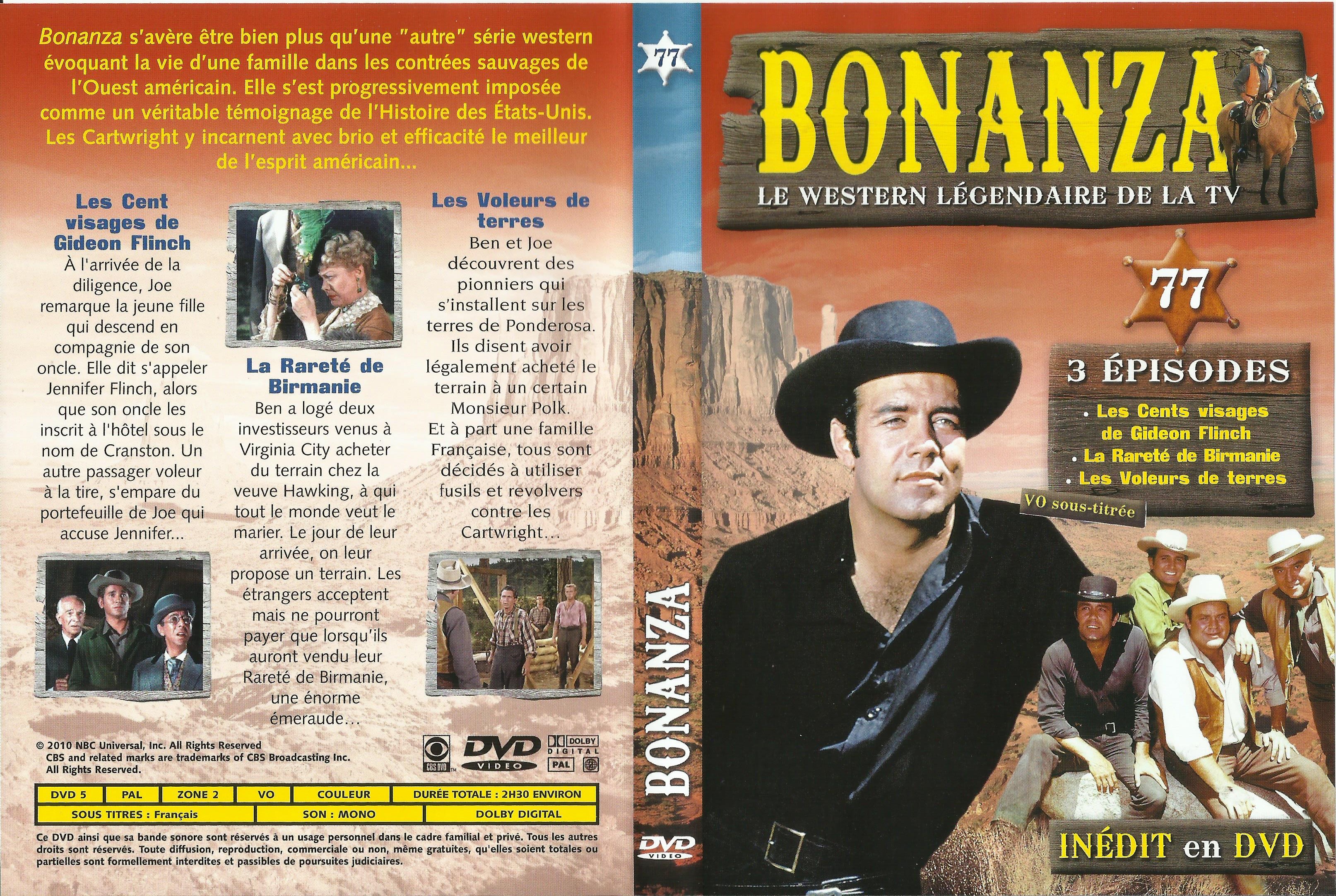 Jaquette DVD Bonanza vol 77