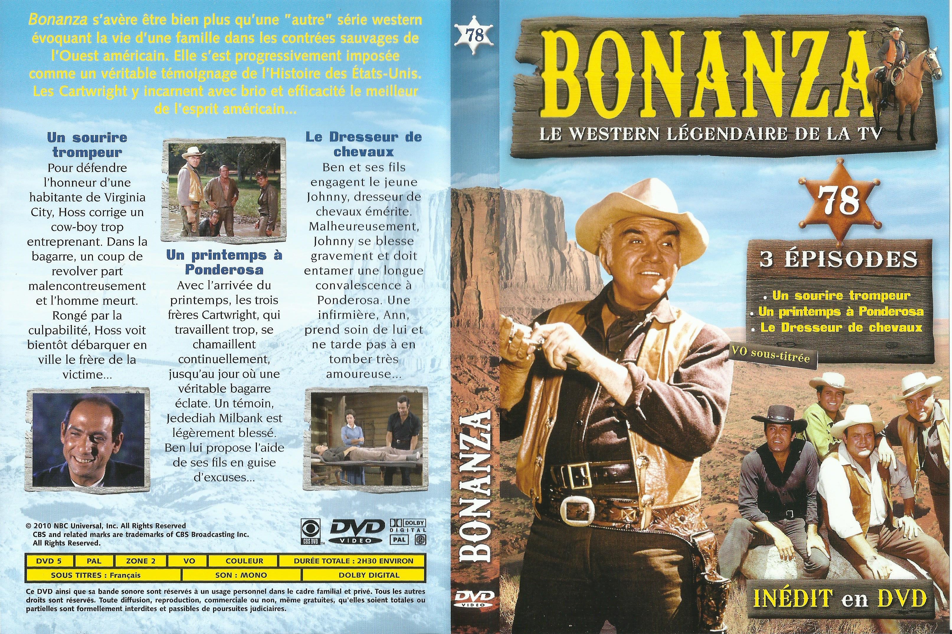 Jaquette DVD Bonanza vol 78