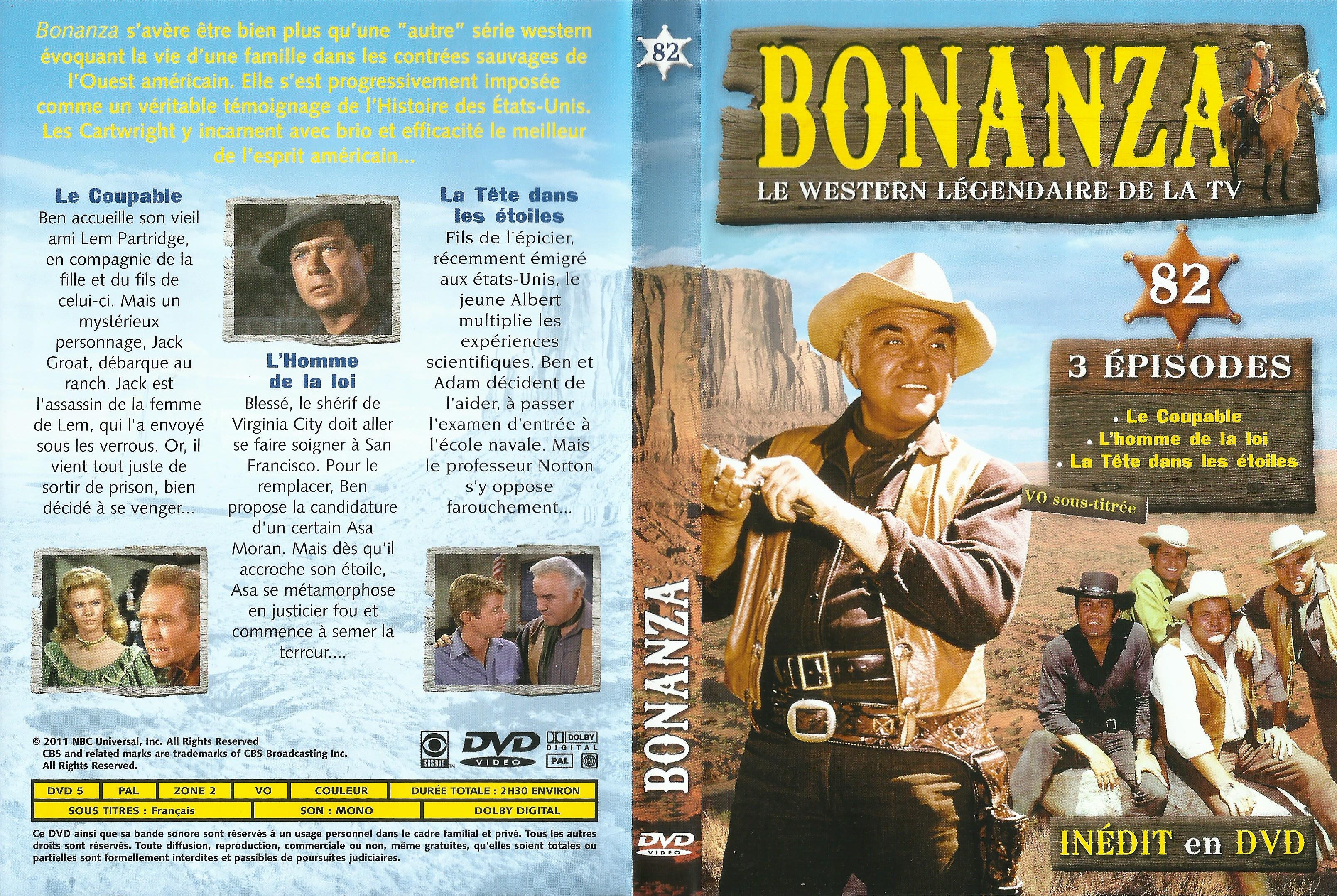 Jaquette DVD Bonanza vol 82