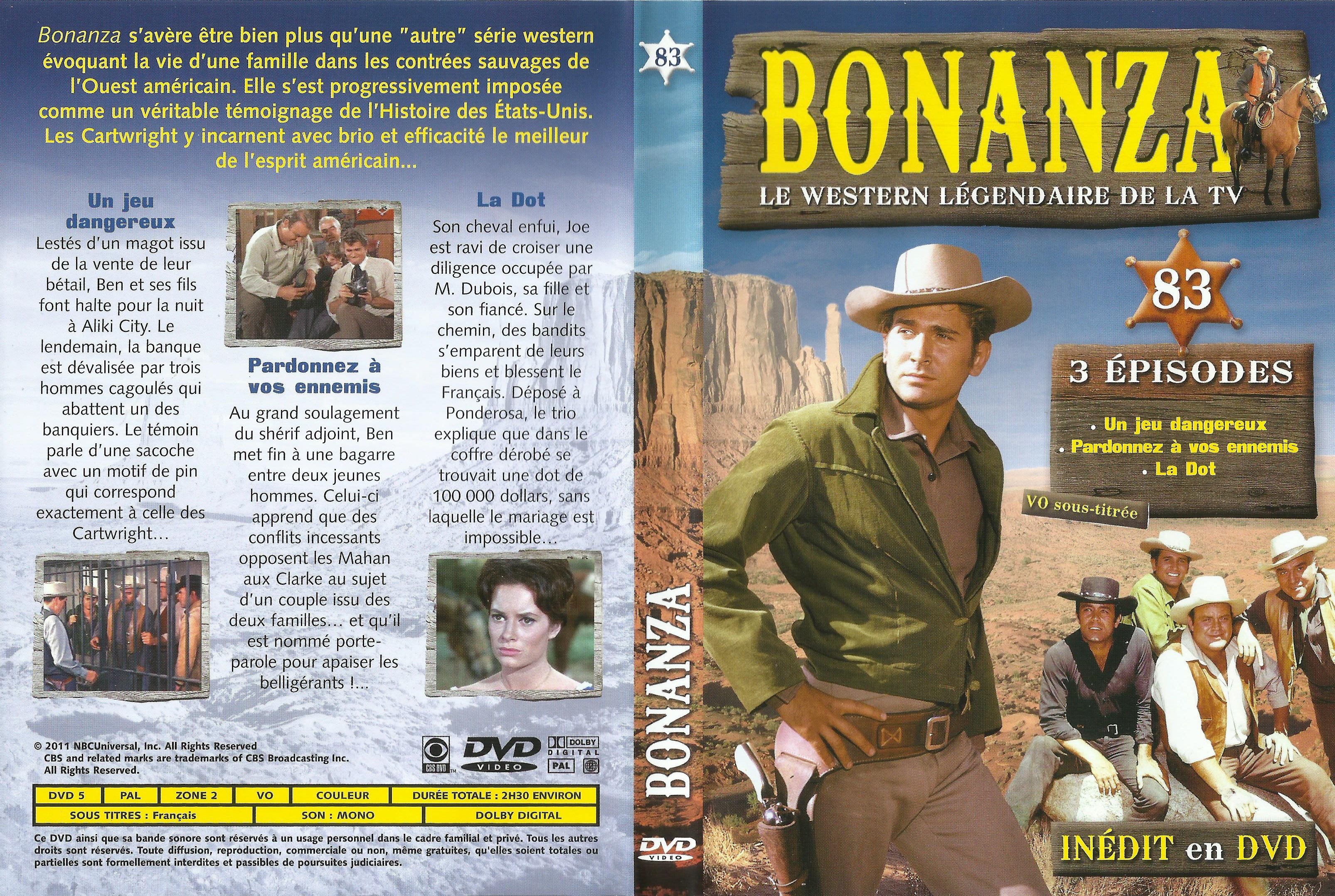 Jaquette DVD Bonanza vol 83