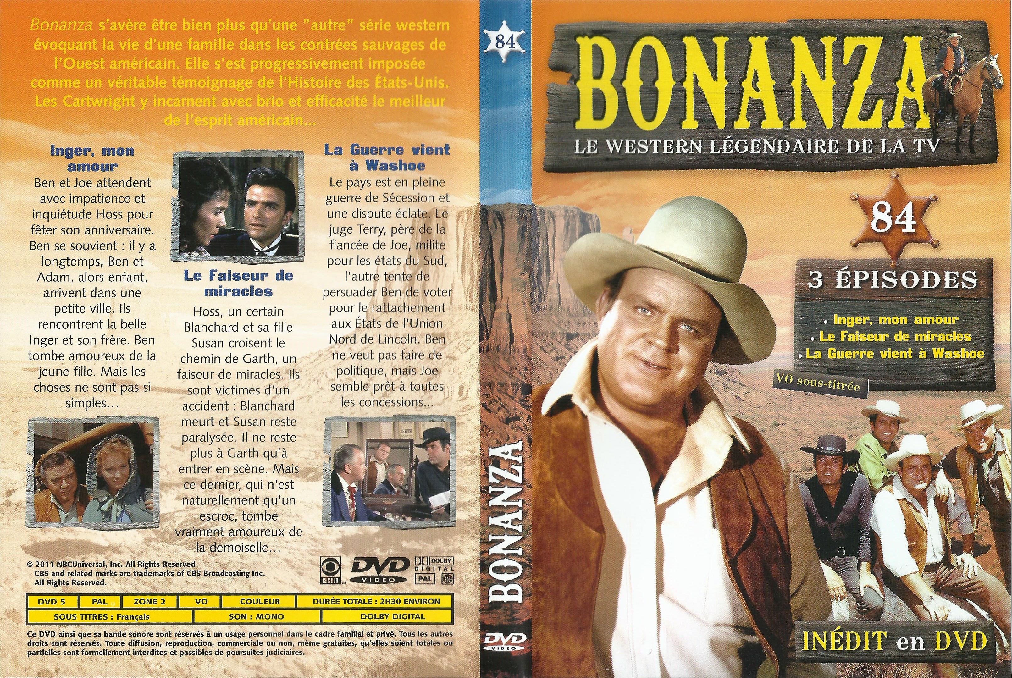 Jaquette DVD Bonanza vol 84