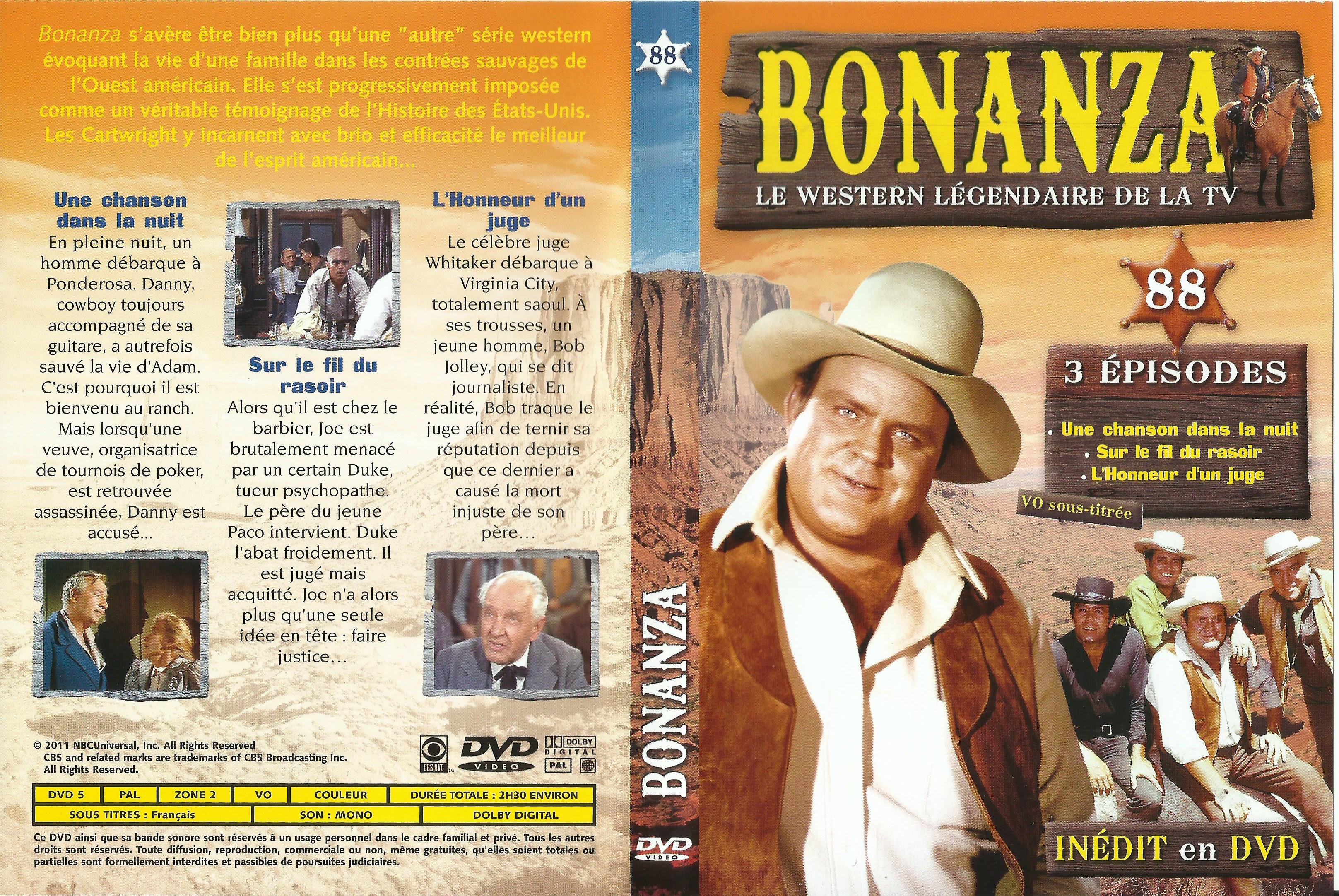 Jaquette DVD Bonanza vol 88