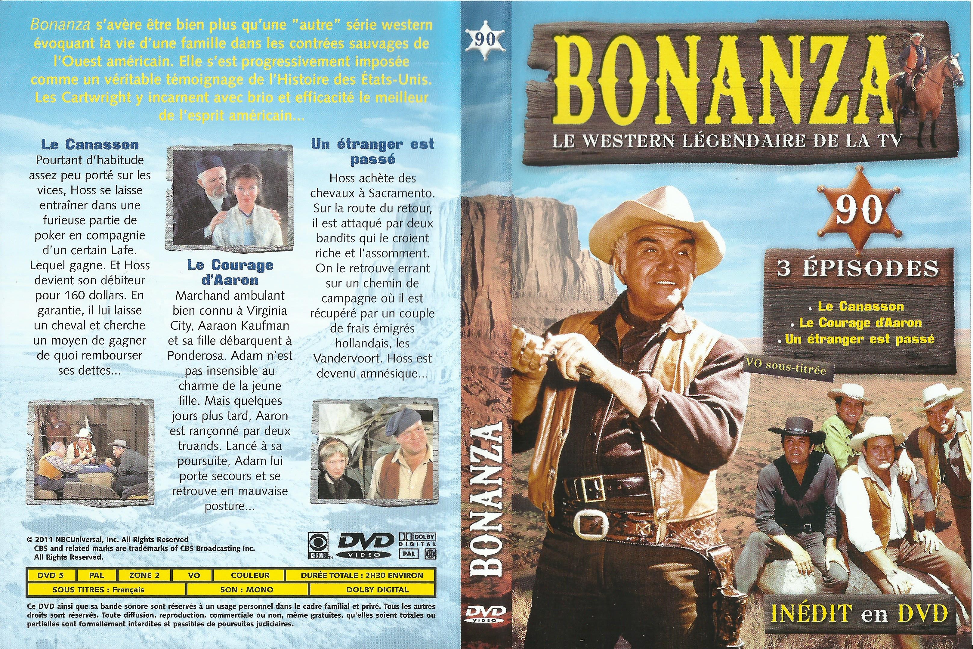 Jaquette DVD Bonanza vol 90