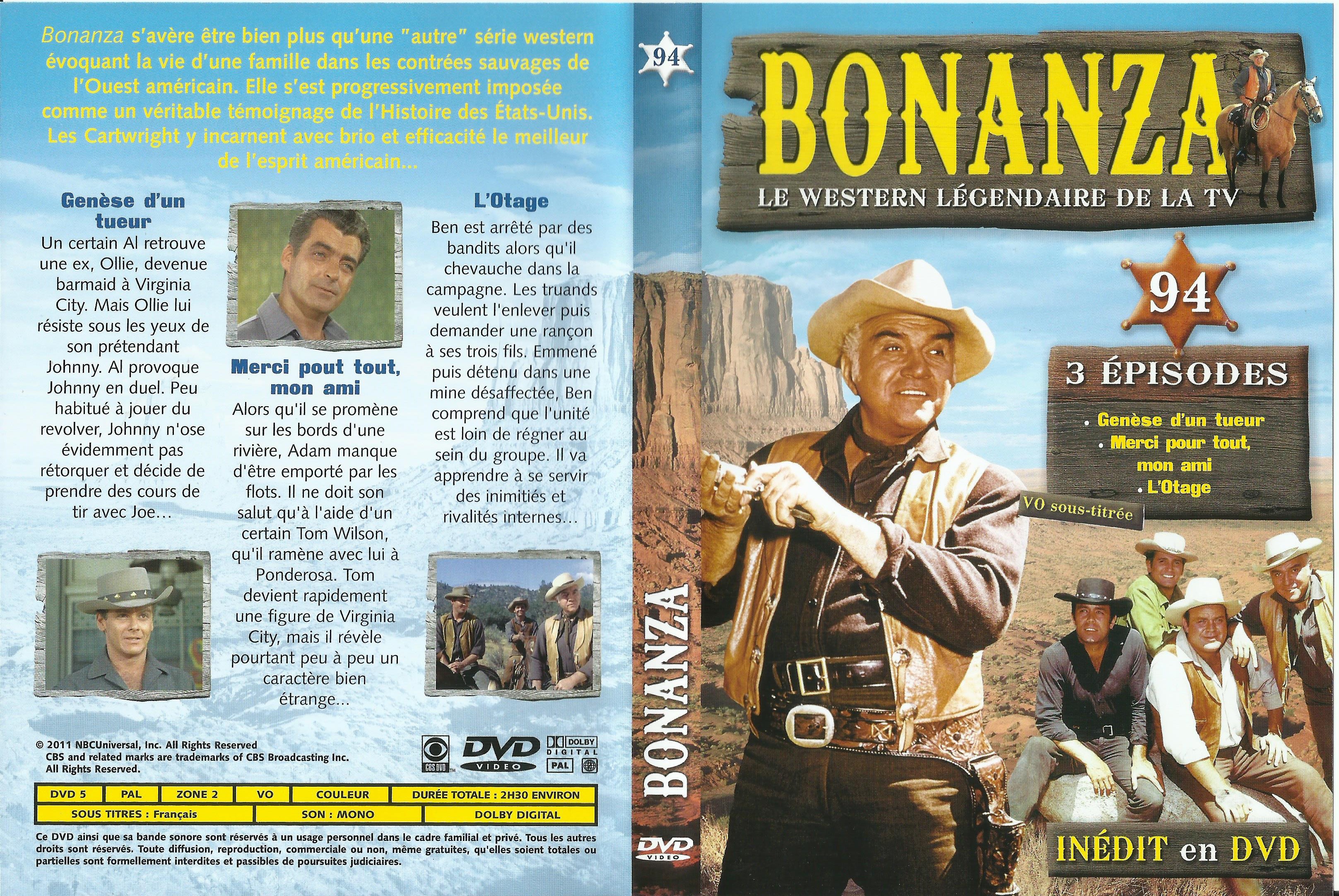 Jaquette DVD Bonanza vol 94