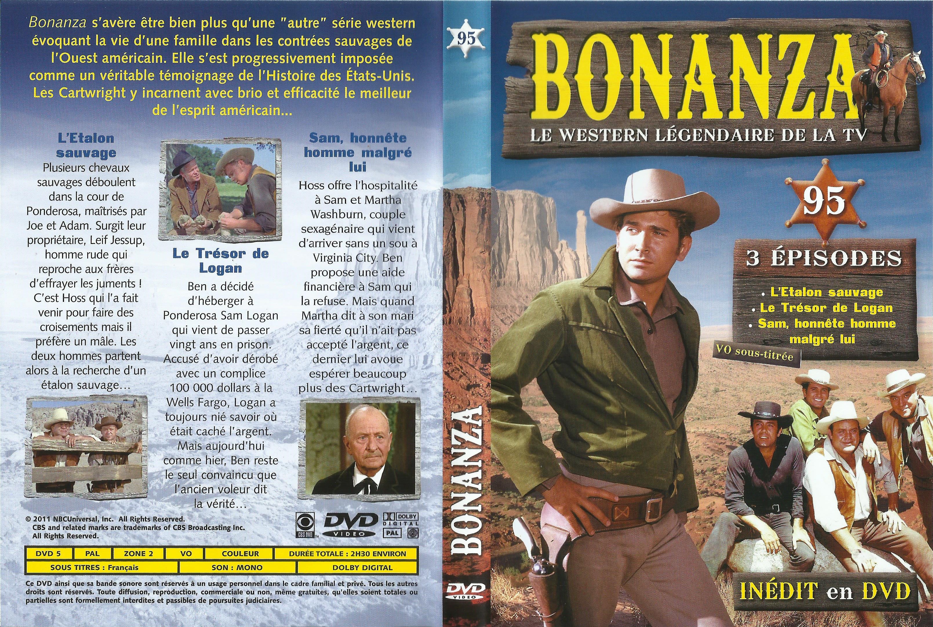 Jaquette DVD Bonanza vol 95