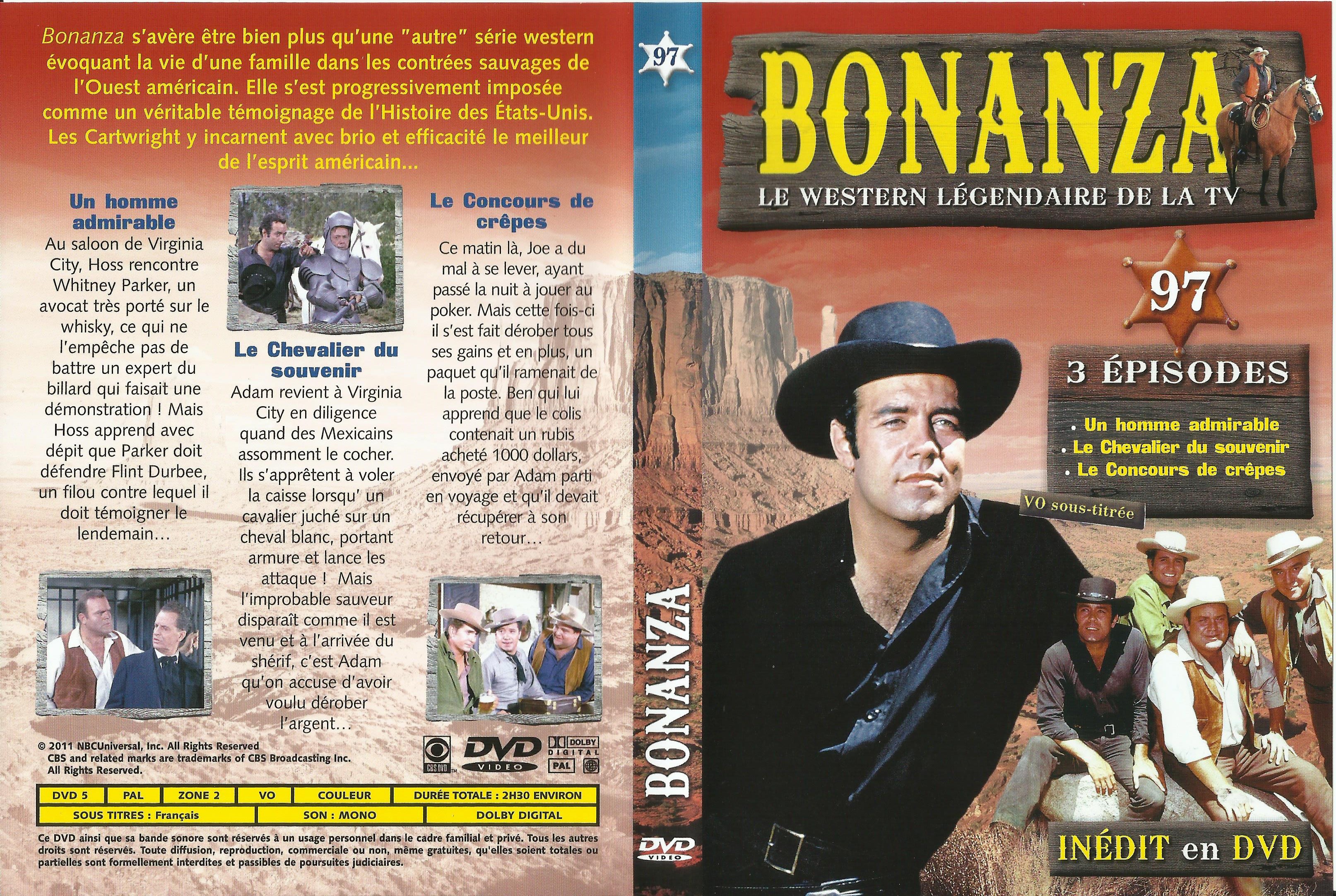 Jaquette DVD Bonanza vol 97