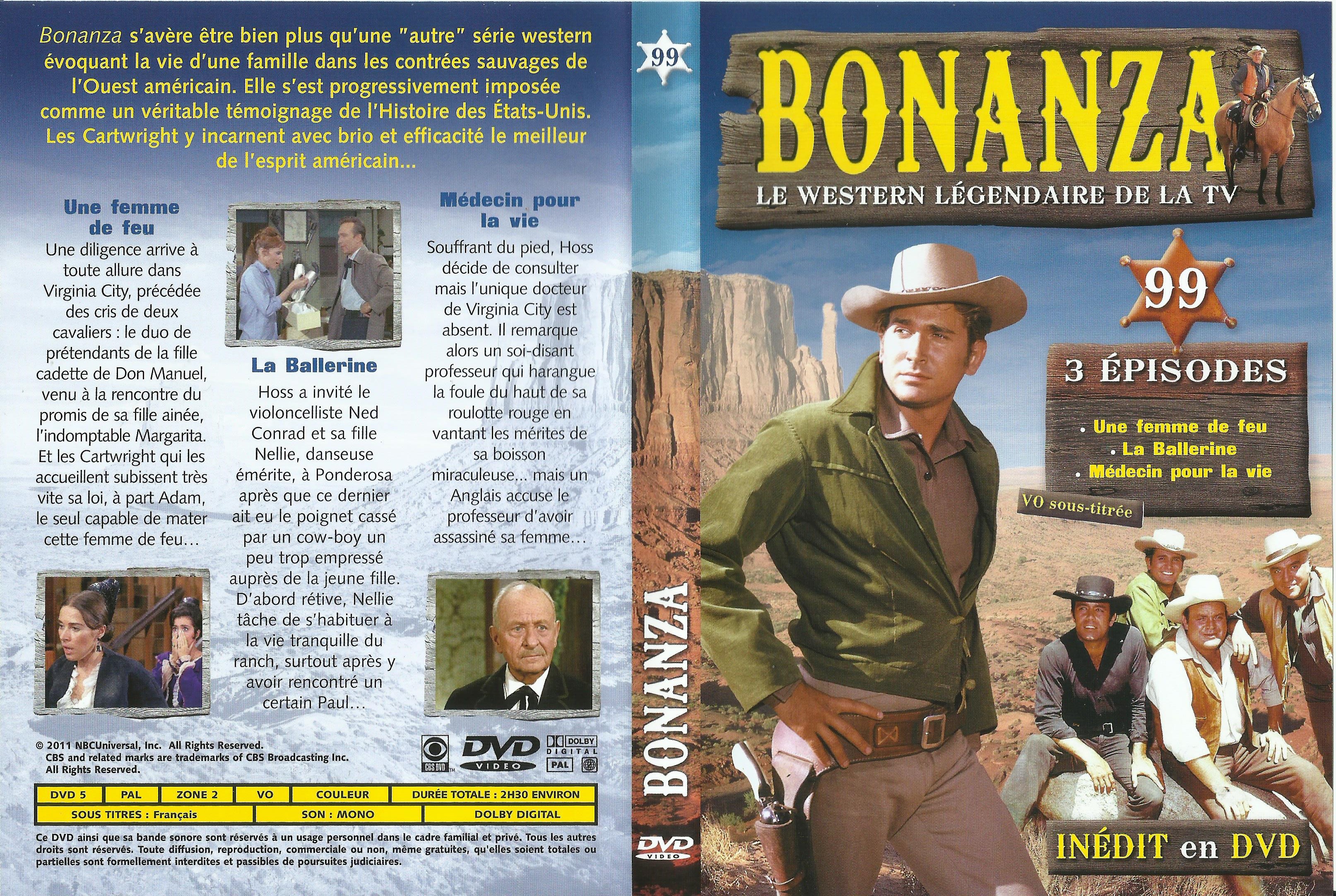 Jaquette DVD Bonanza vol 99