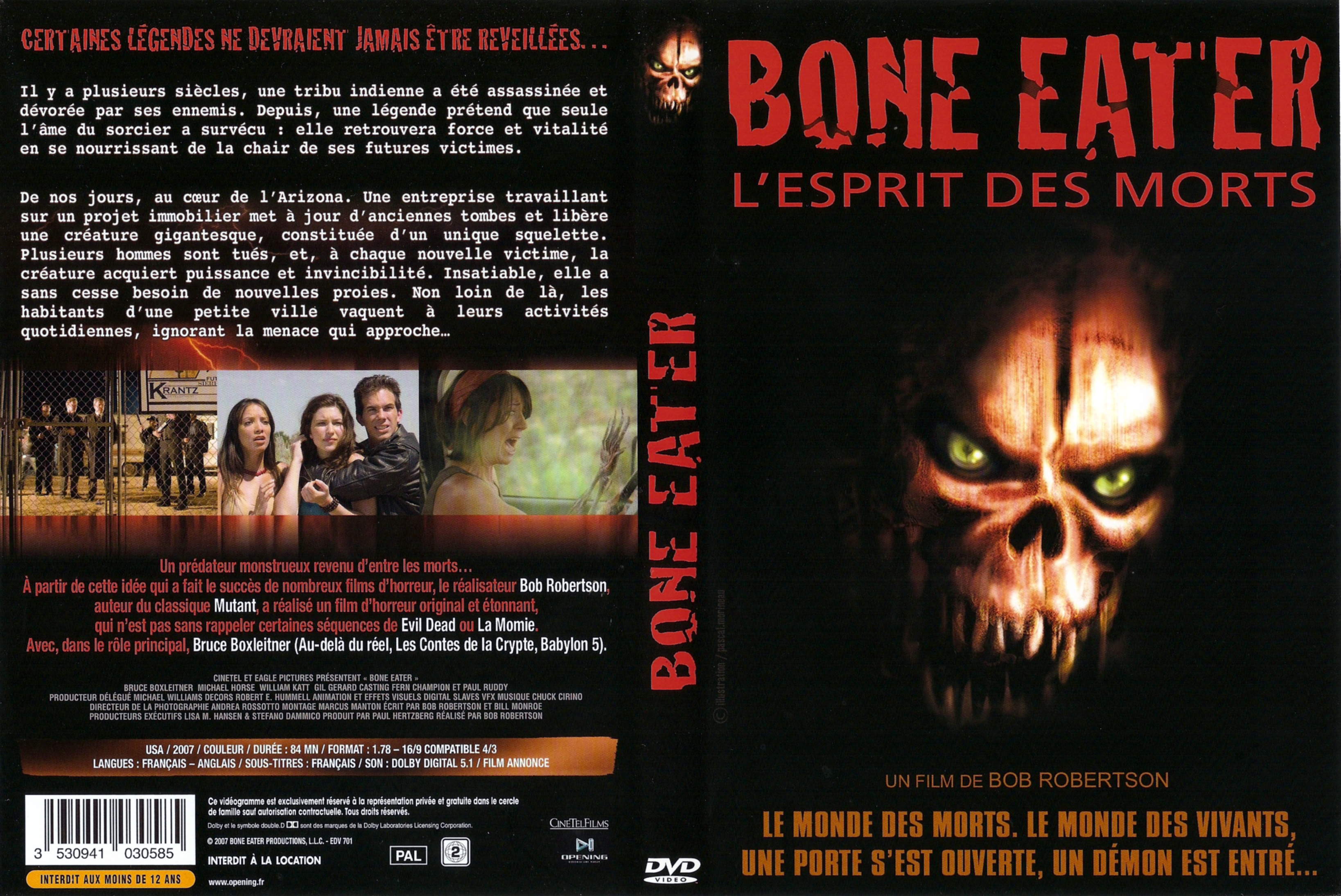 Jaquette DVD Bone eater