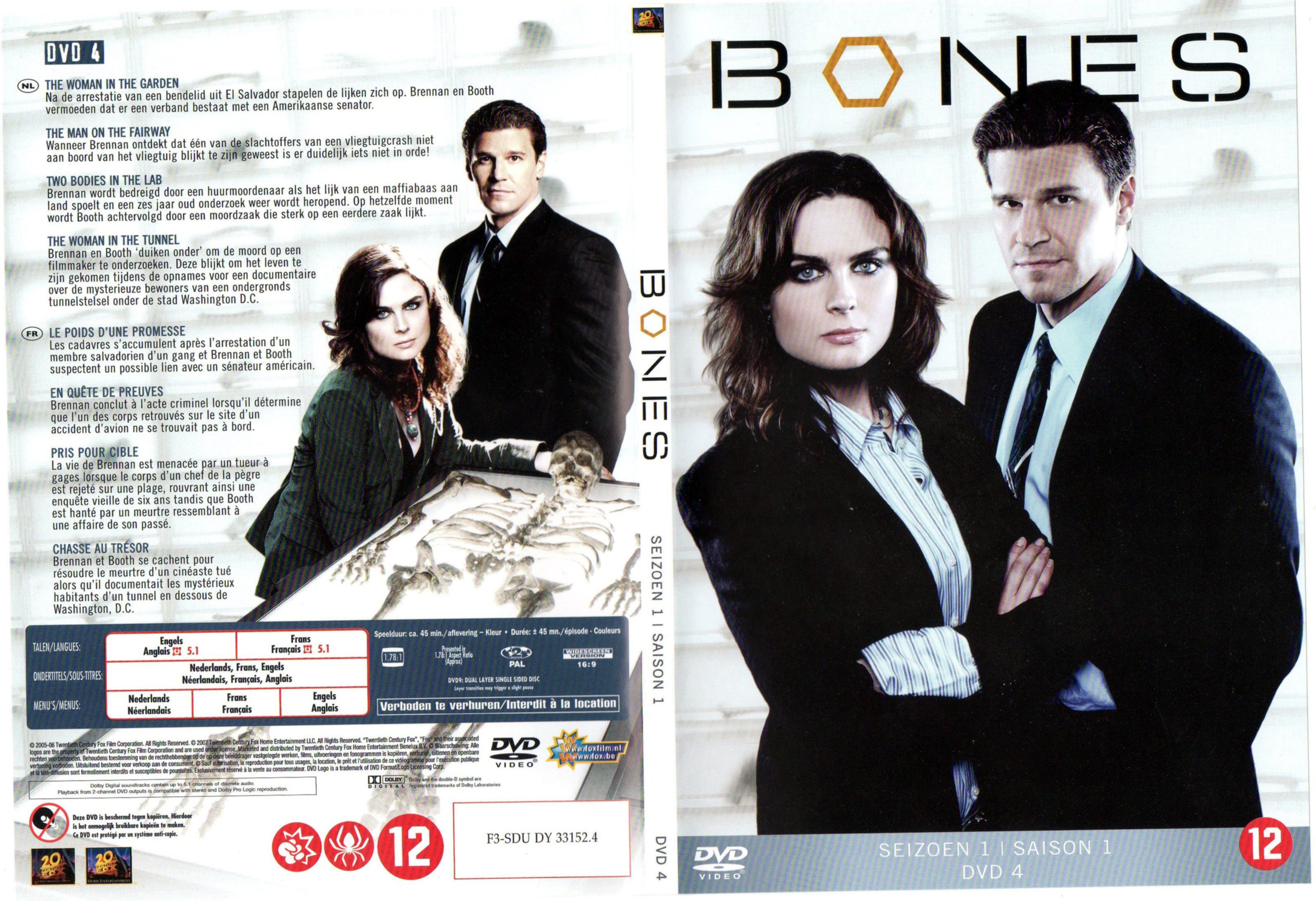 Jaquette DVD Bones Saison 1 DVD 4 v2