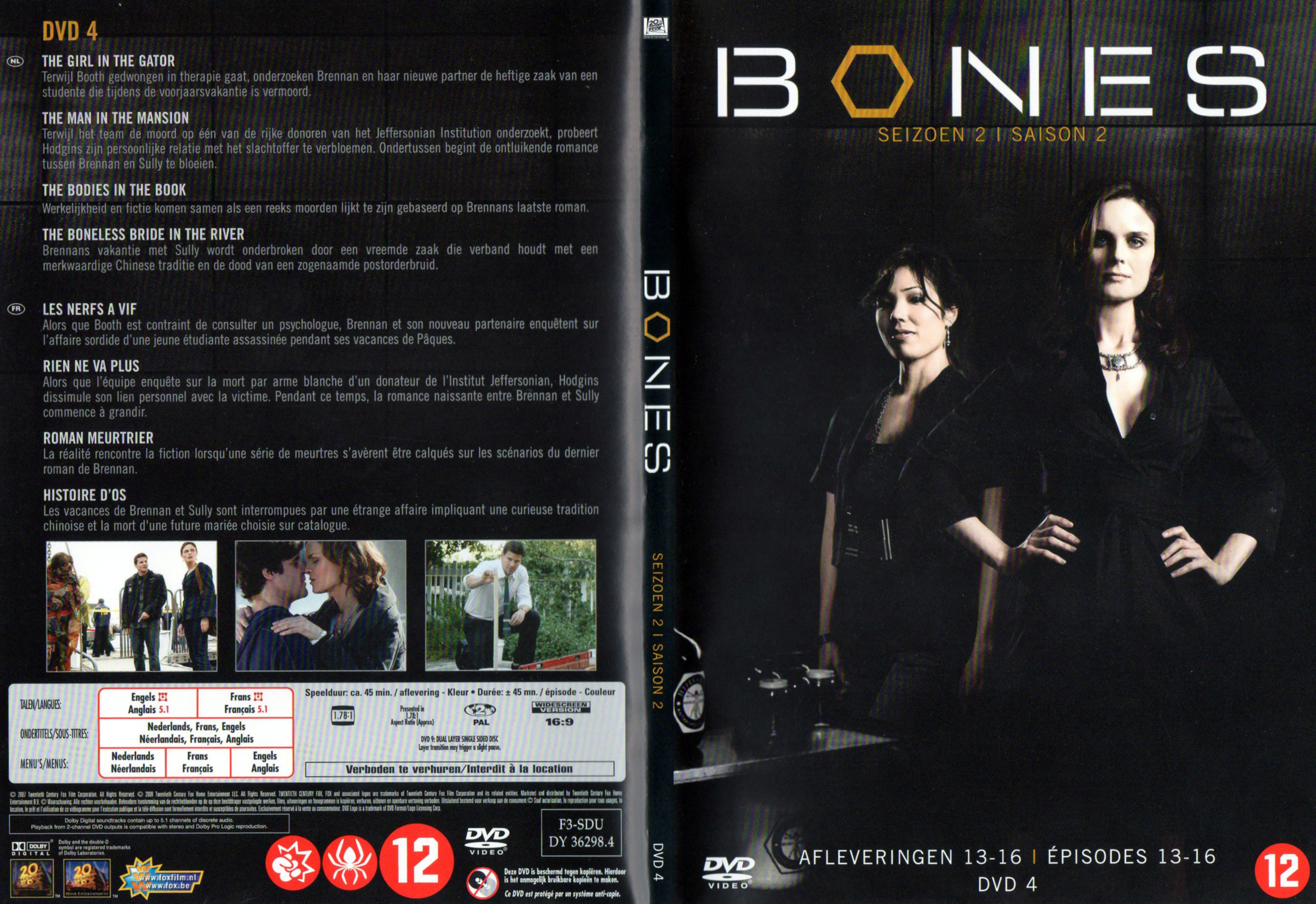 Jaquette DVD Bones Saison 2 DVD 4 v2