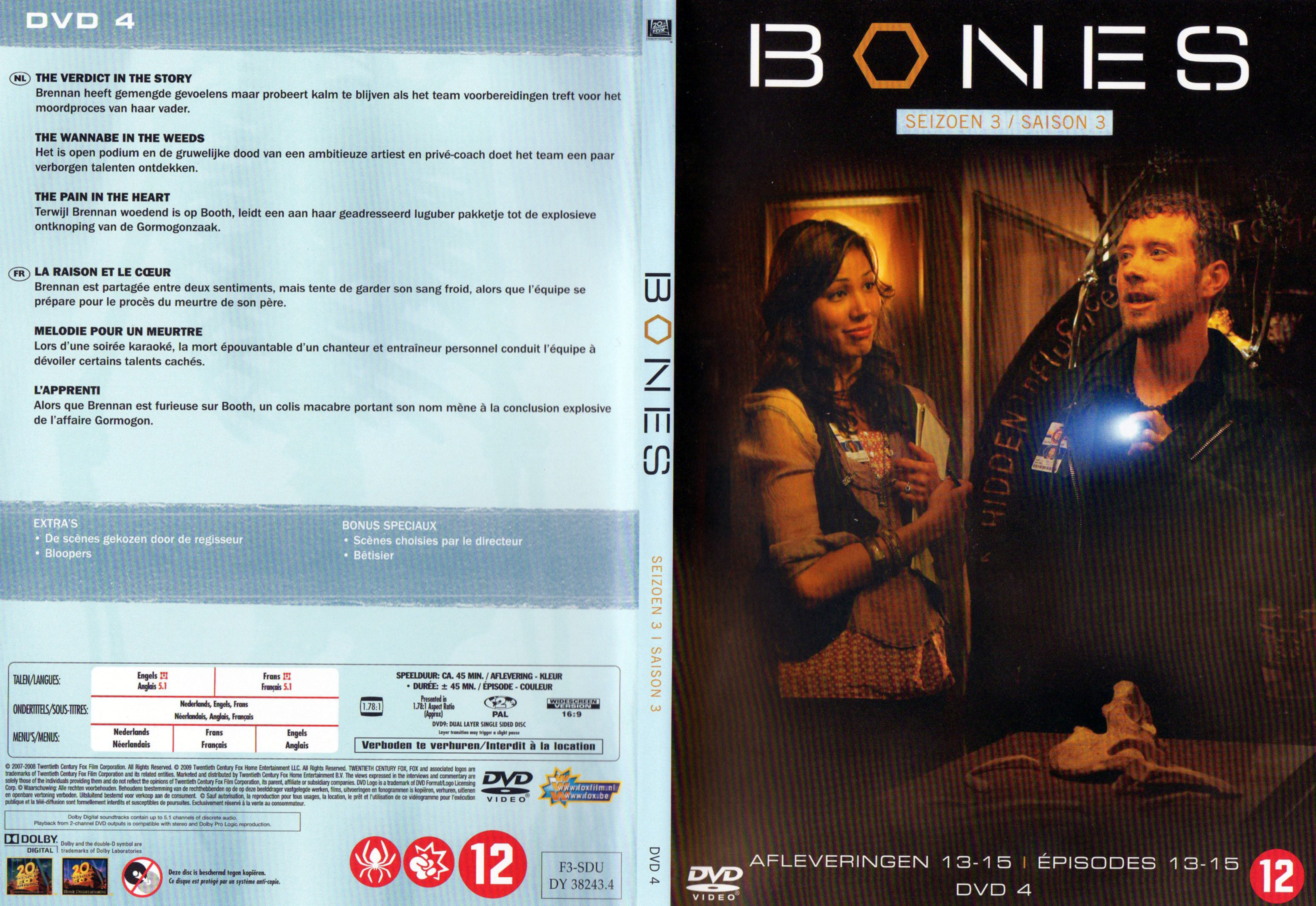 Jaquette DVD Bones Saison 3 DVD 4 v2