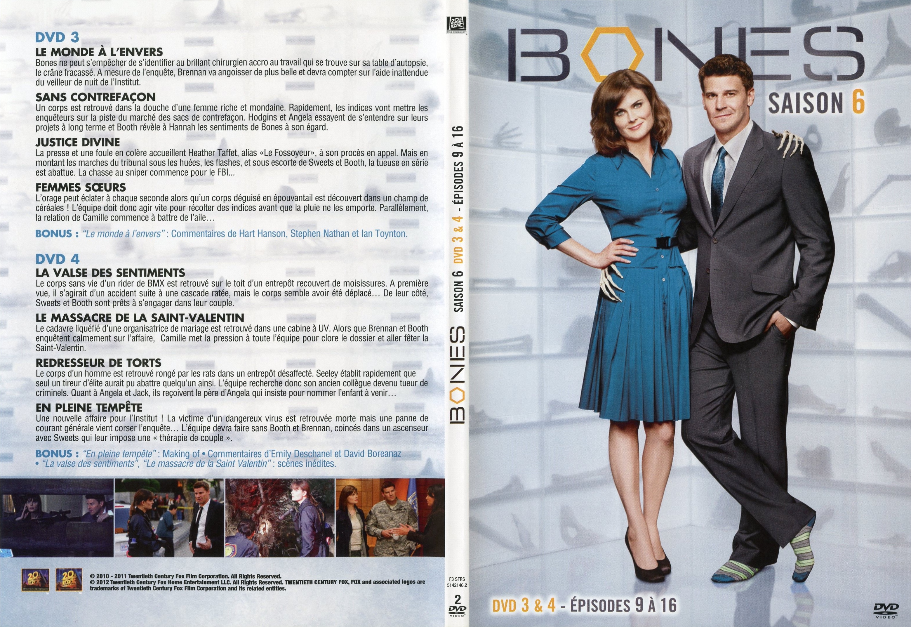 Jaquette DVD Bones Saison 6 DVD 2
