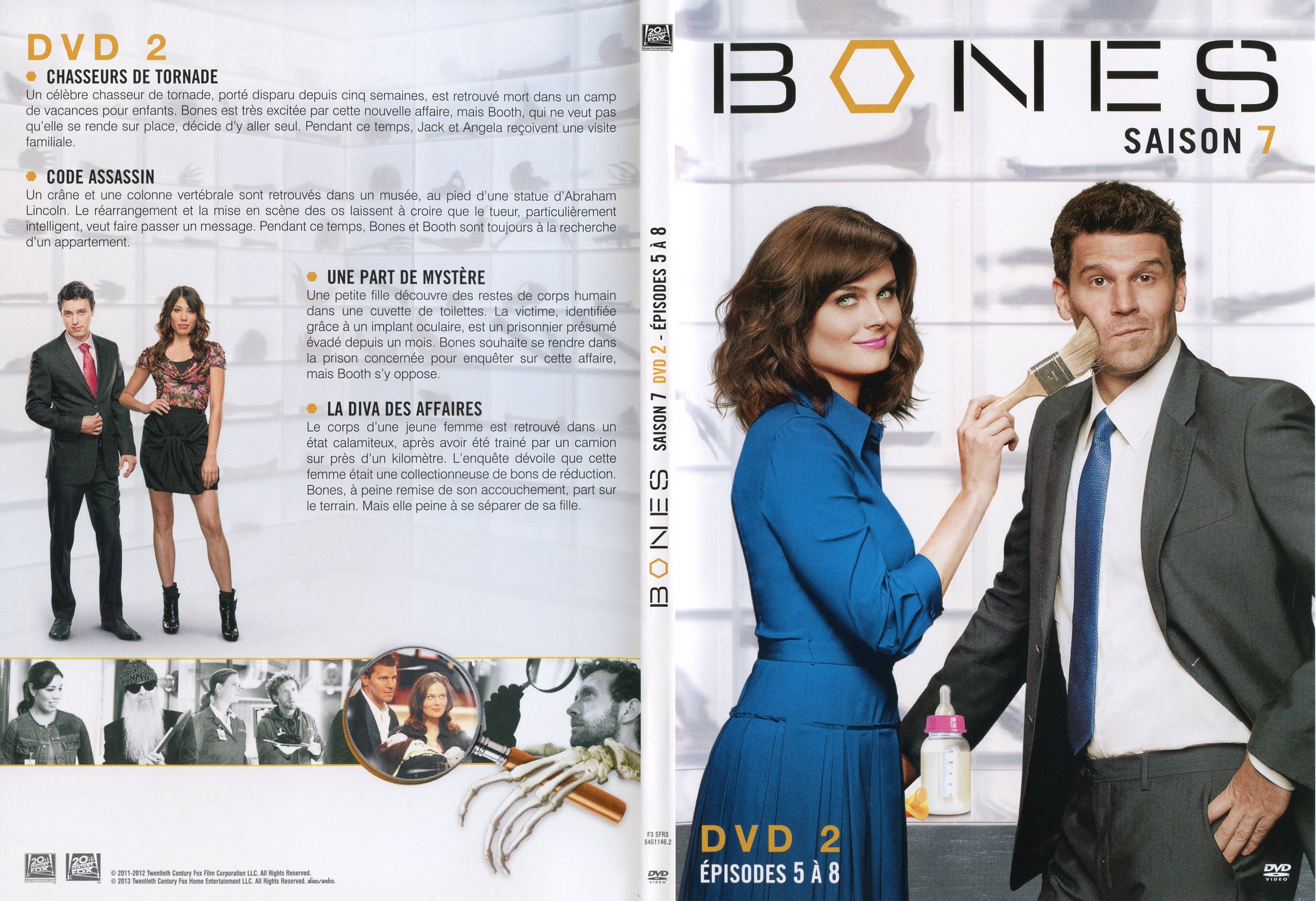 Jaquette DVD Bones Saison 7 DVD 2