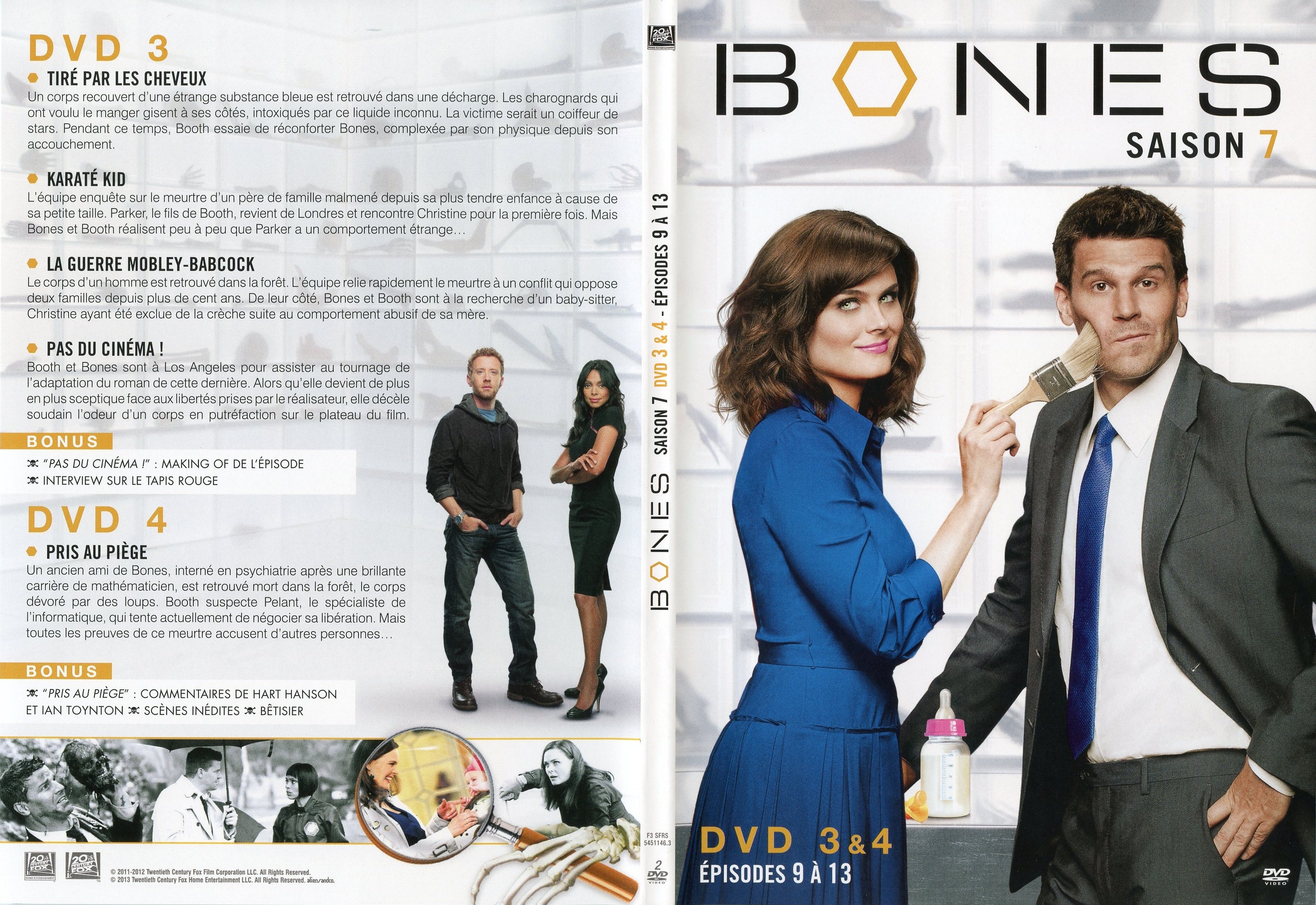 Jaquette DVD Bones Saison 7 DVD 3