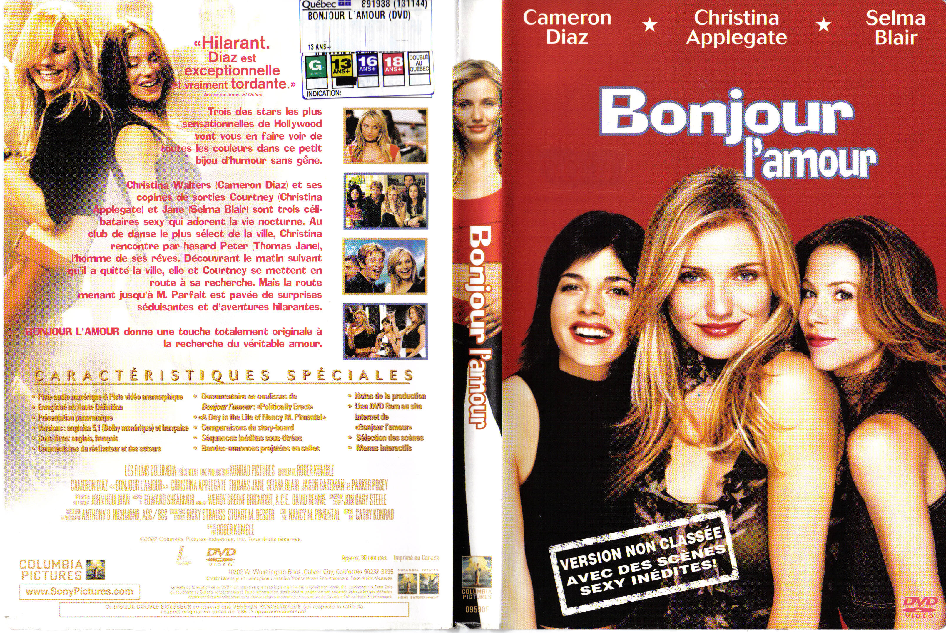 Jaquette DVD Bonjour l