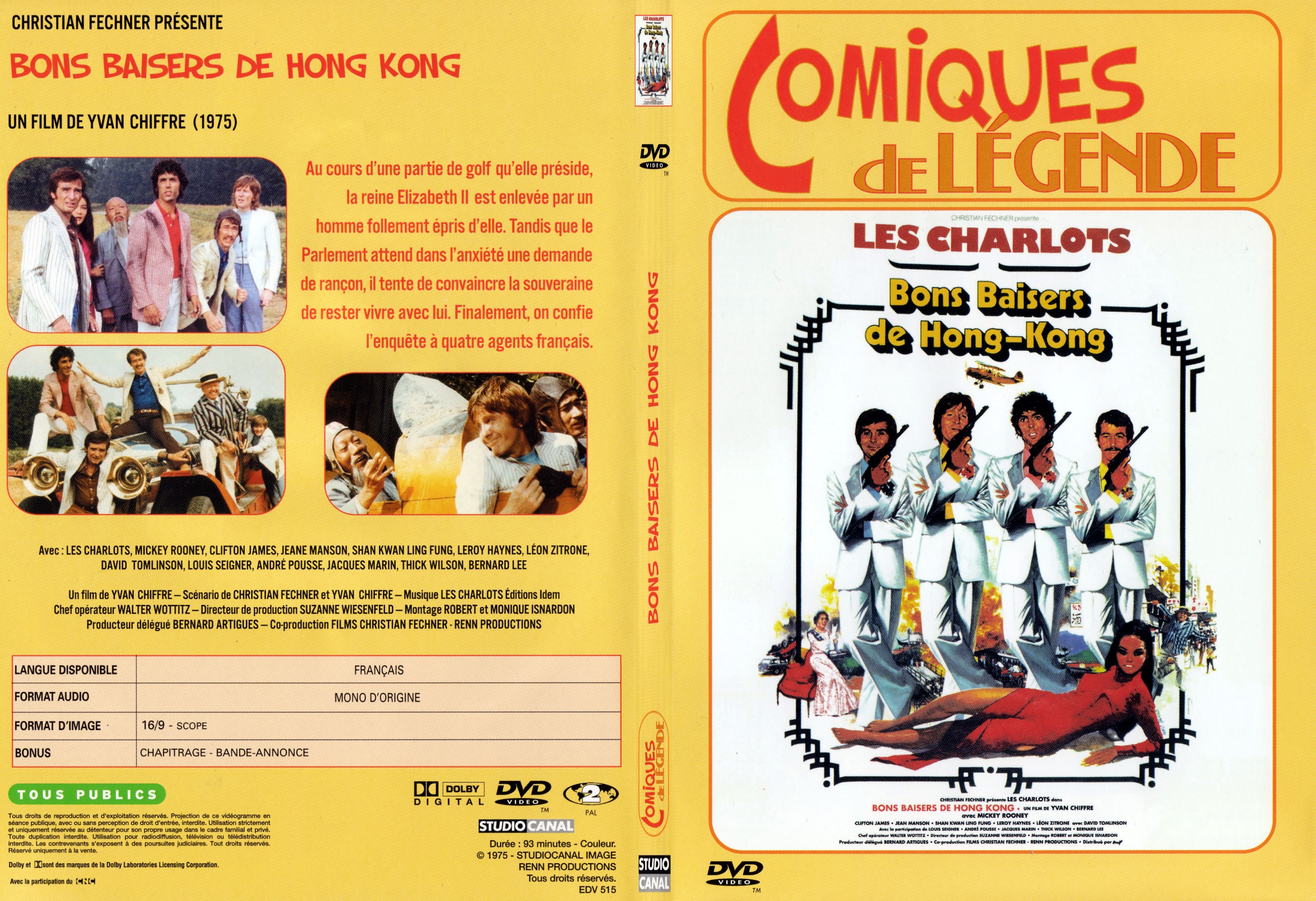 Jaquette DVD Bons baisers de Hong Kong - SLIM