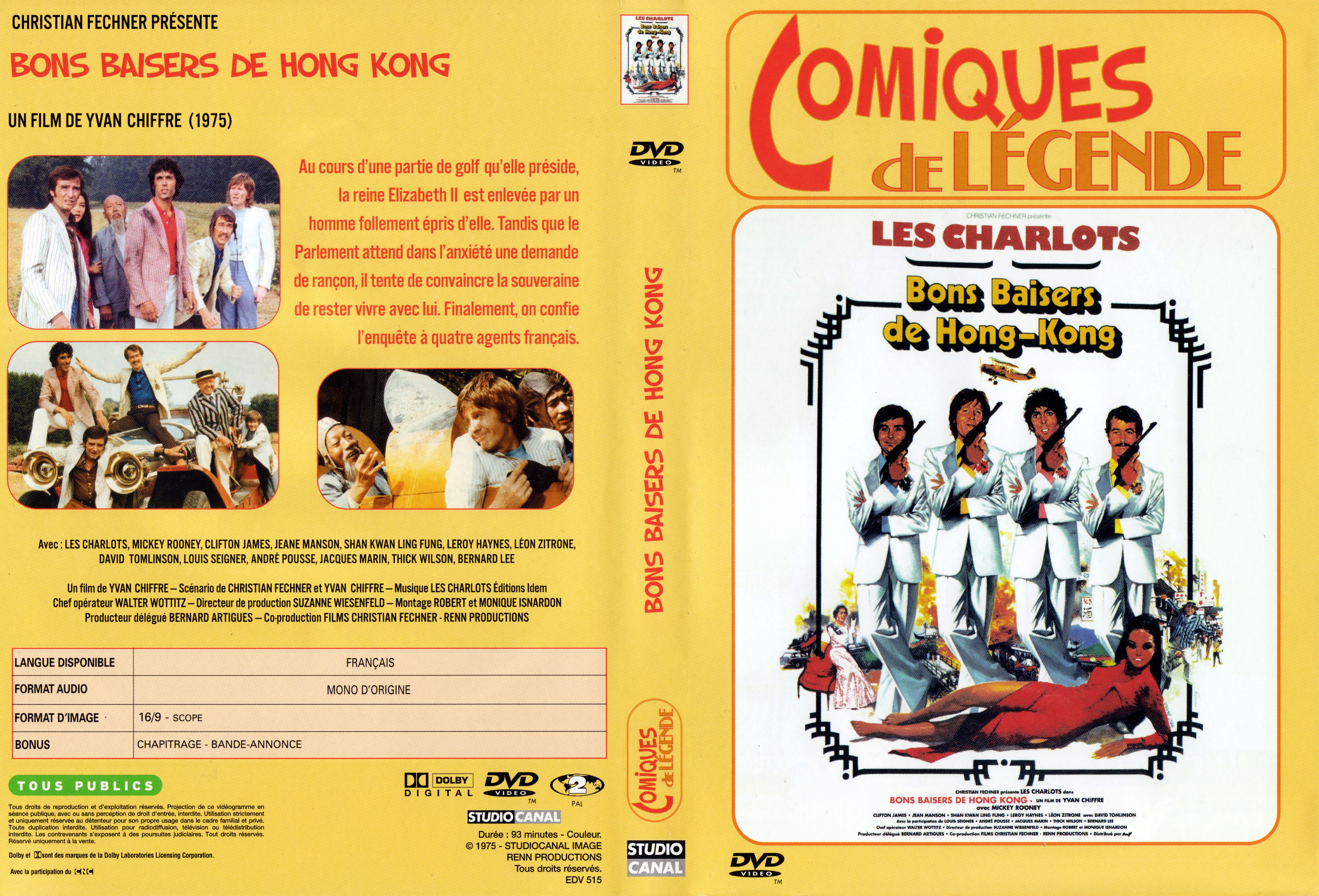 Jaquette DVD Bons baisers de Hong-Kong v2