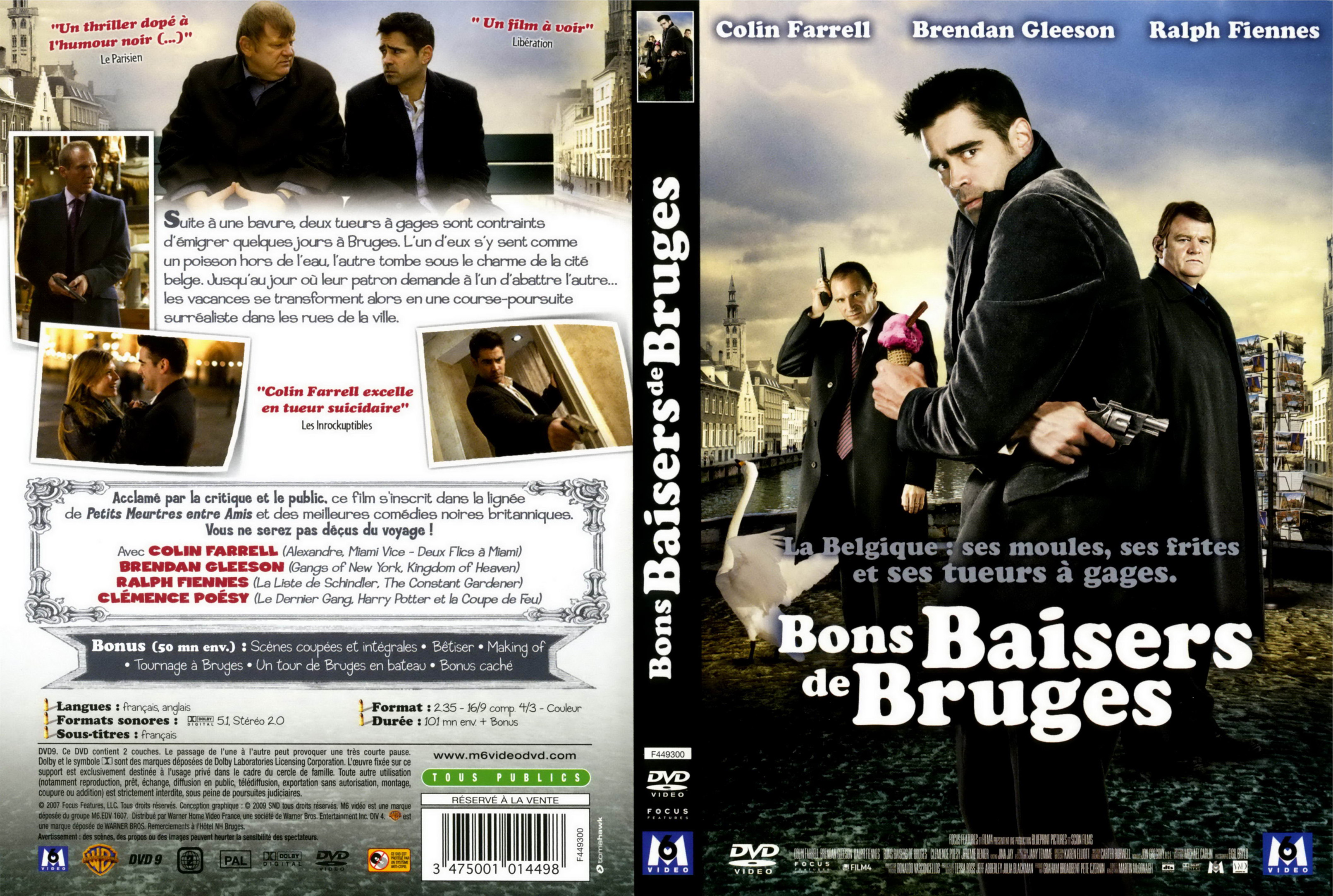 Jaquette DVD Bons baisers de bruges