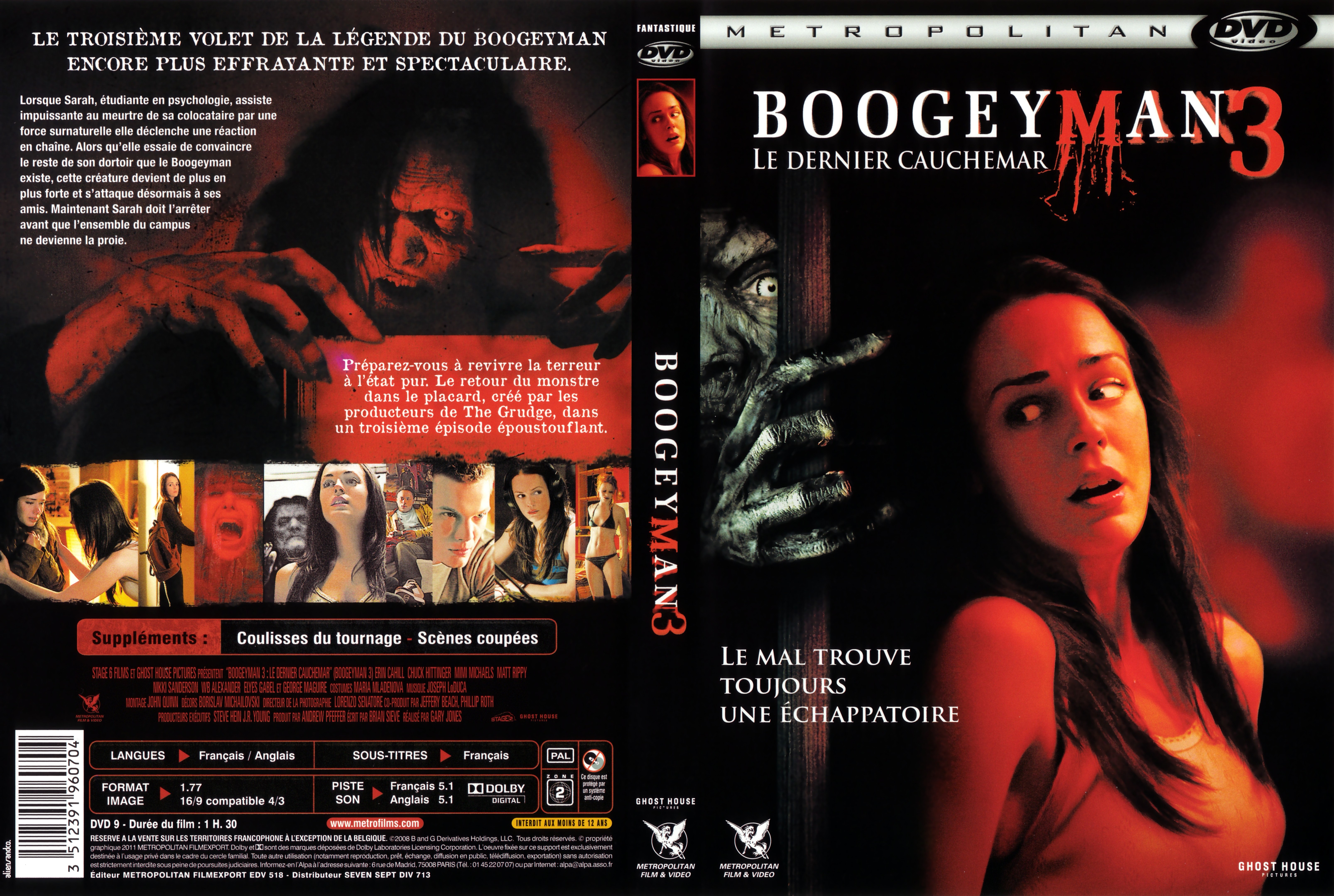 Jaquette DVD Boogeyman 3