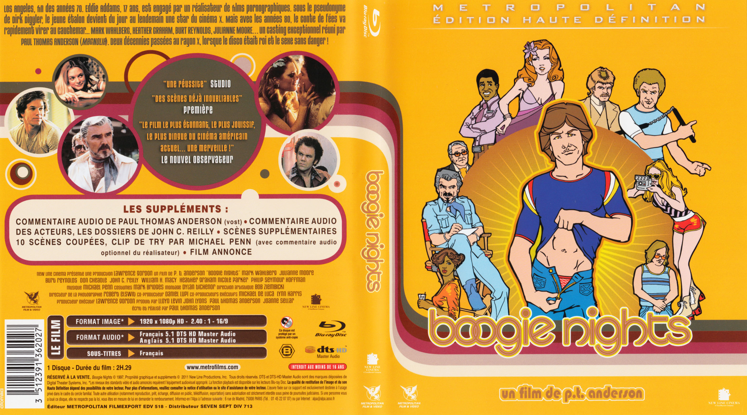 Jaquette DVD Boogie Nights (BLU-RAY)