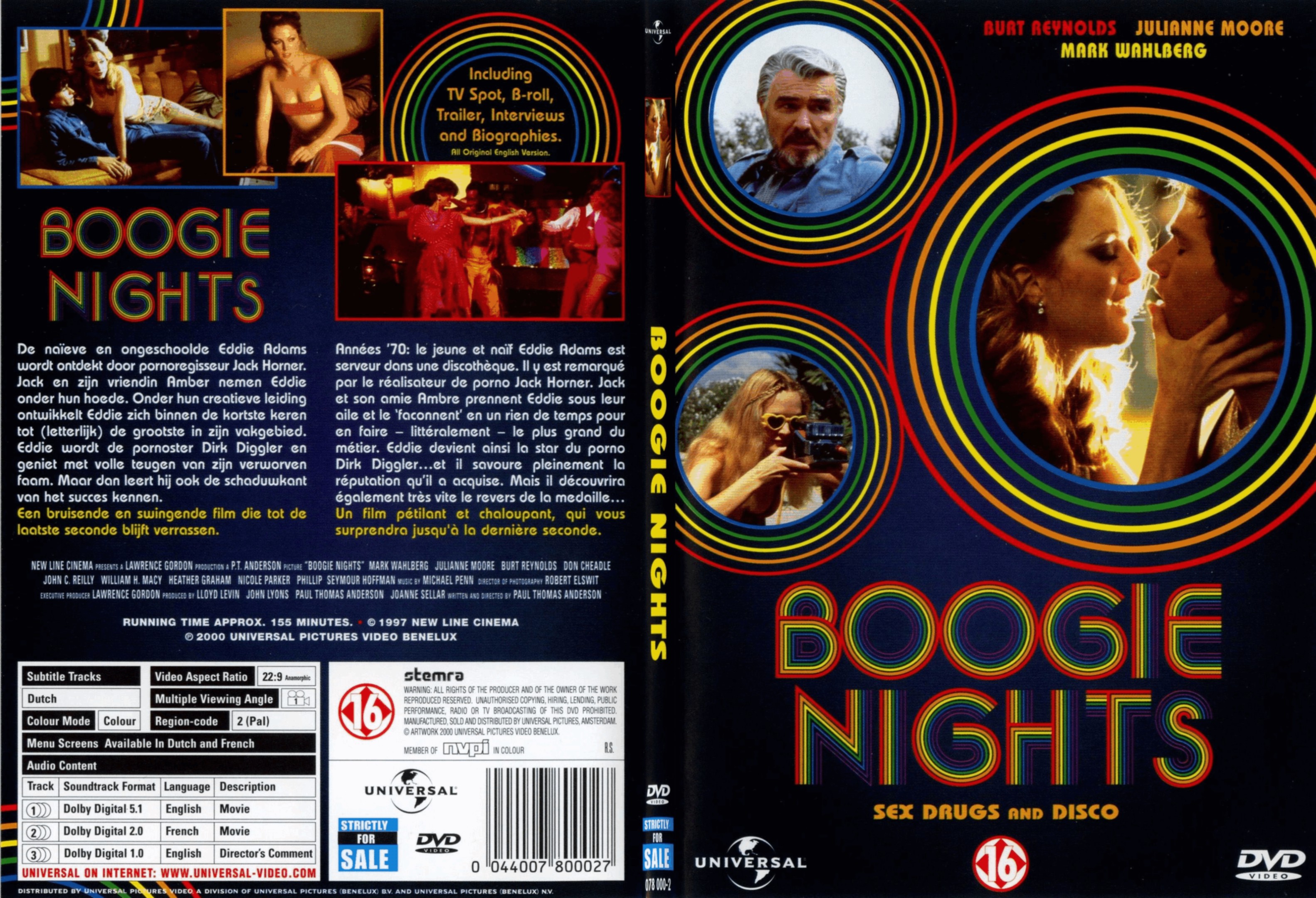Jaquette DVD Boogie nights - SLIM