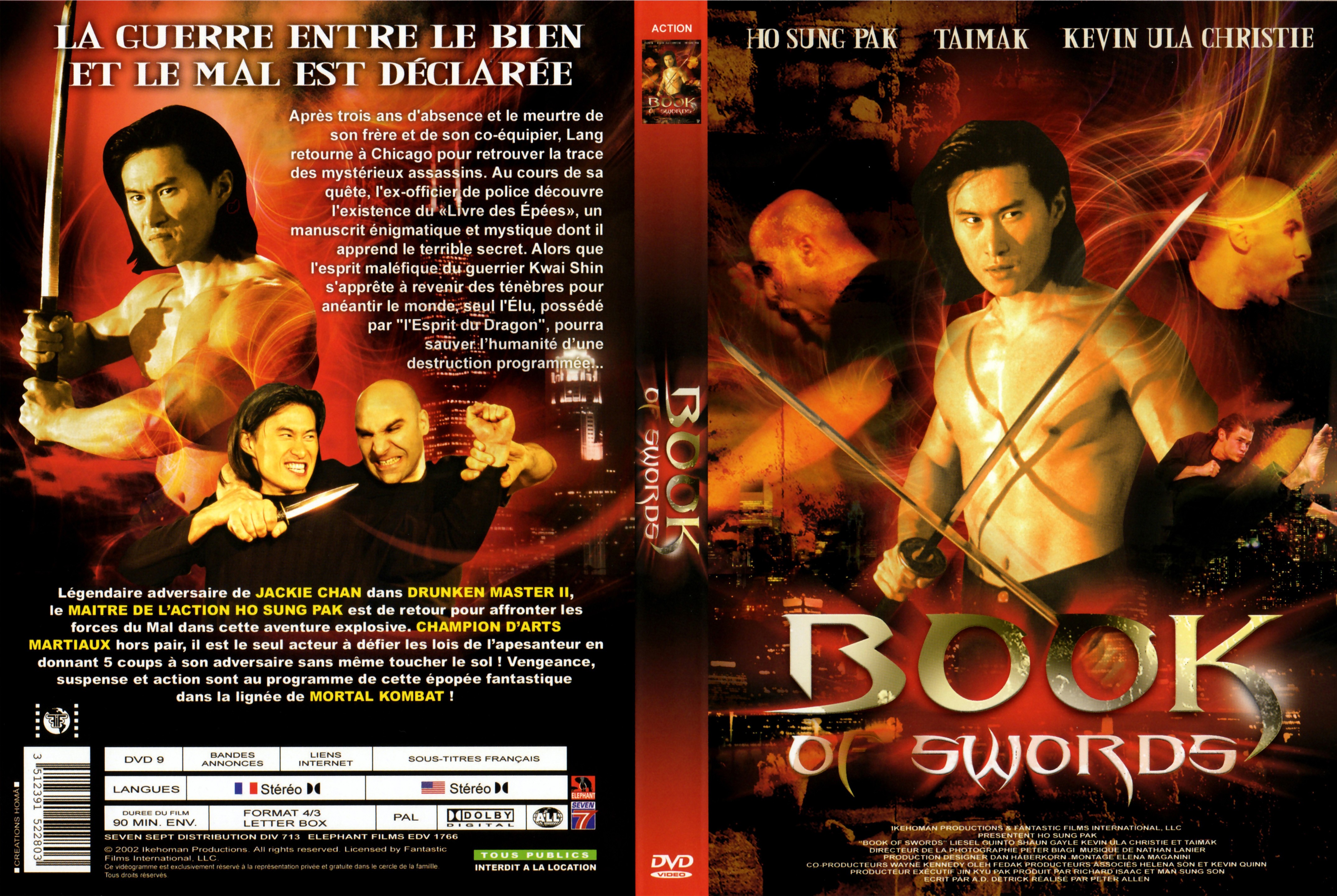 Jaquette DVD Book of swords